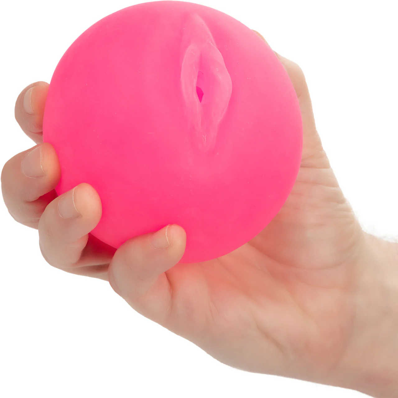 Pop Sock! Pussy & Ass Open Ended Penis Stroker By CalExotics - Pink - Image 2