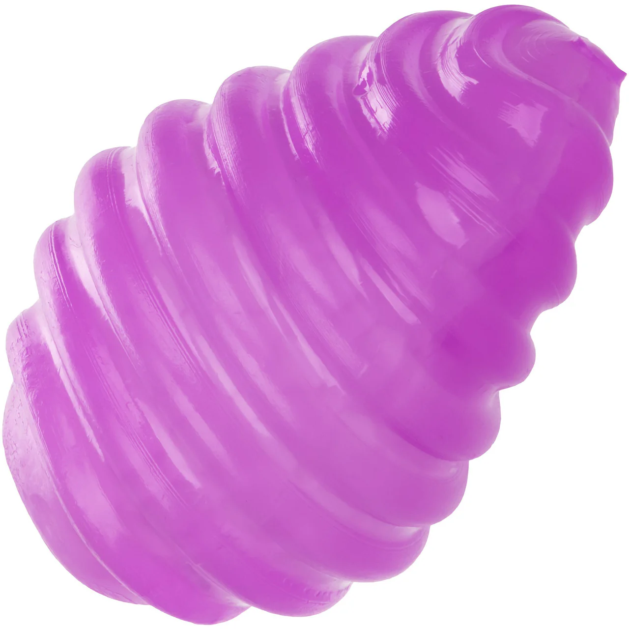 Pop Sock! Textured Reversible Penis Stroker By CalExotics - Purple - Image 3