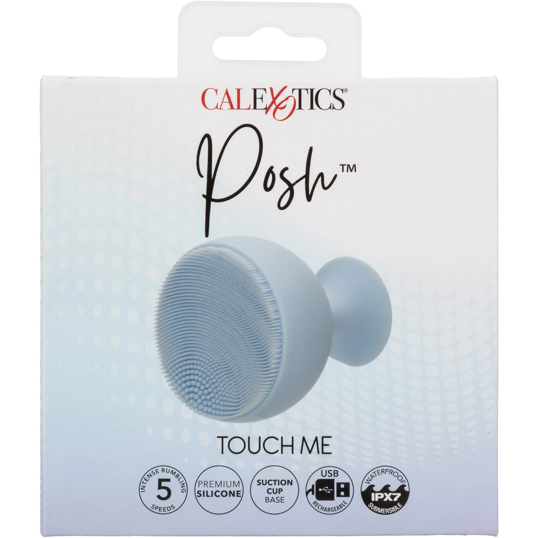 Posh™ Touch Me Rechargeable Silicone Vibrator With Suction Base By CalExotics - Image 6