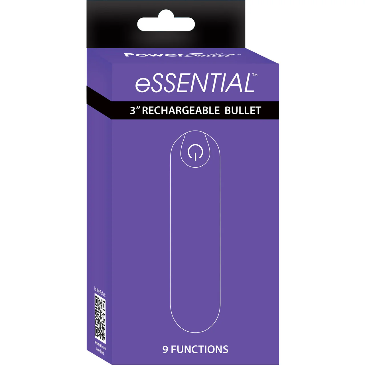 PowerBullet Essential Rechargeable Vibrating Bullet - Purple - Image 8