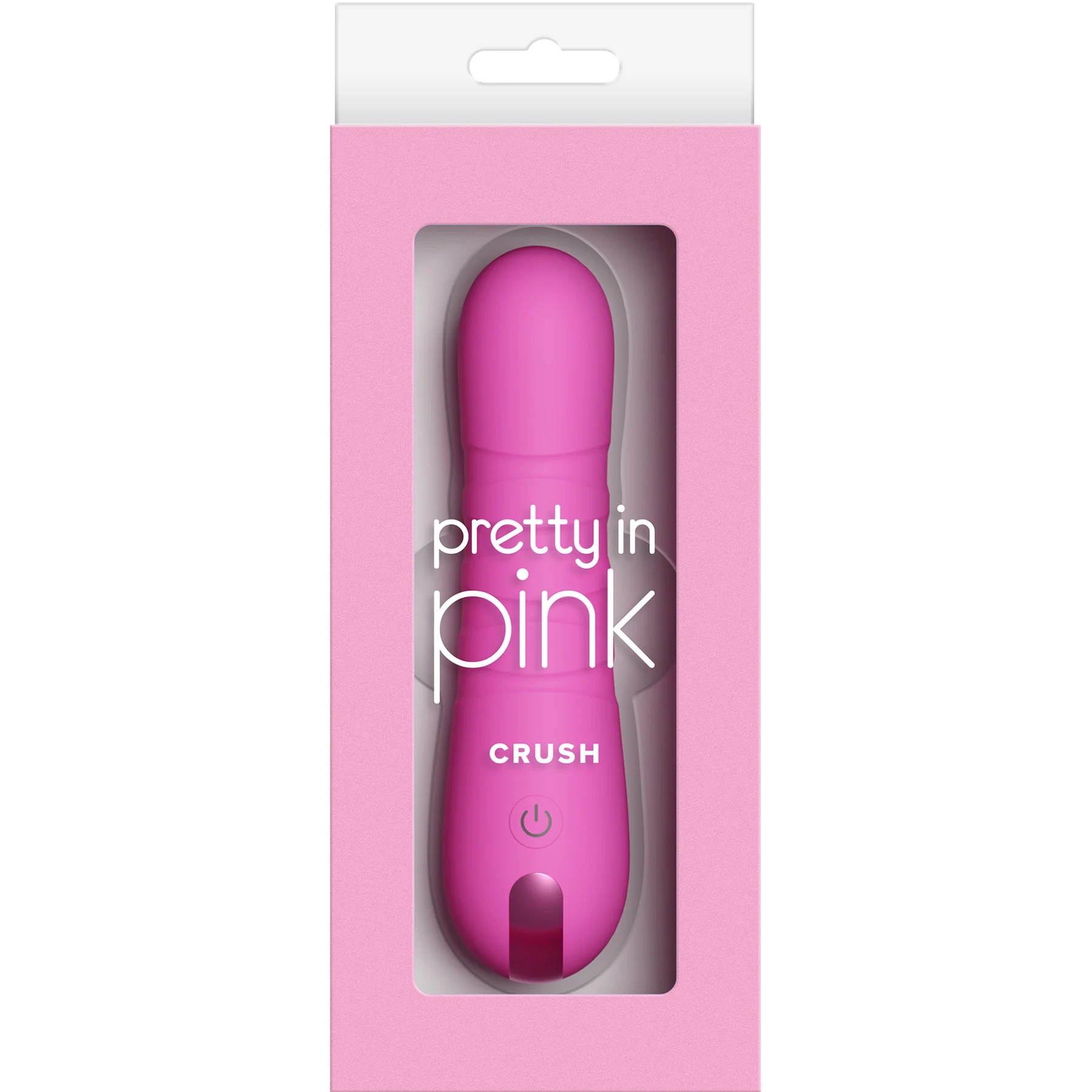 Pretty In Pink Crush Compact Rechargeable Silicone Thrusting Vibrator - Image 2