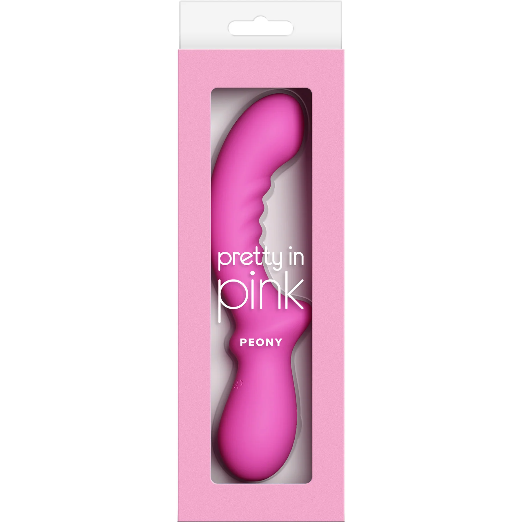 Pretty In Pink Peony Rechargeable Silicone G-Spot Vibrator - Image 2