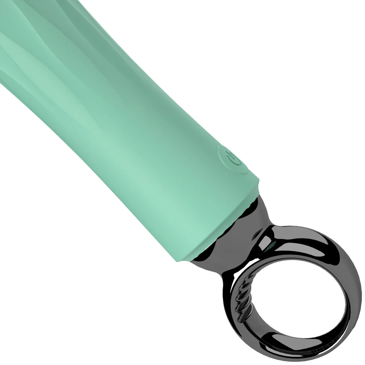 PrimO Wand Rechargeable Silicone Vibrator By Screaming O - Kiwi Mint - Image 2