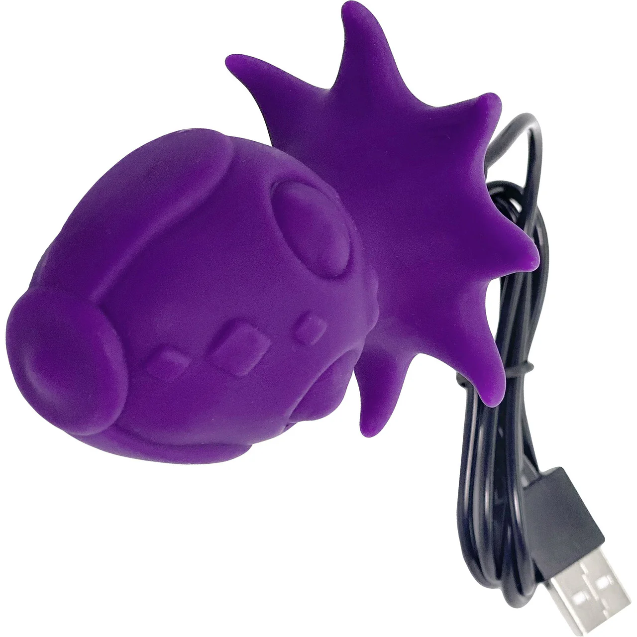 Princette Puppypus Silicone Rechargeable Waterproof Vibrator By Cute Little Fuckers - Purple - Image 2