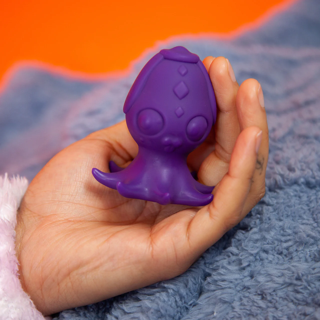 Princette Puppypus Silicone Rechargeable Waterproof Vibrator By Cute Little Fuckers - Purple - Image 5