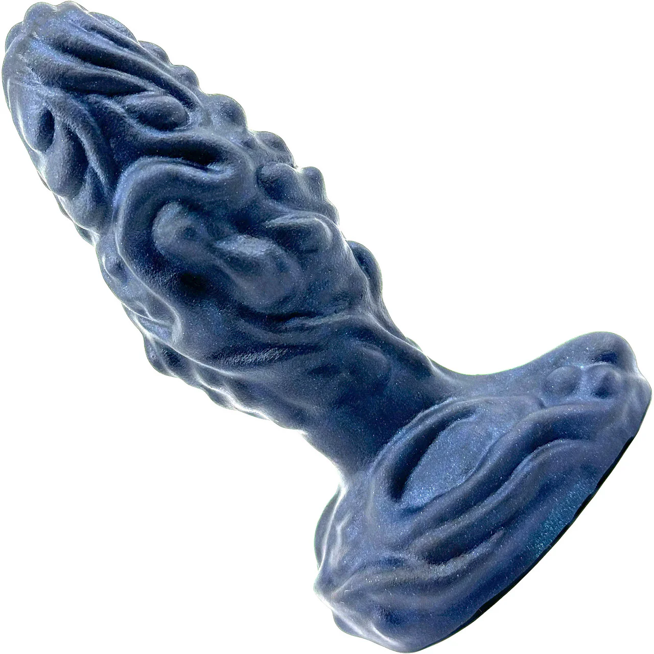 Pris Toys Asteroid Textured Silicone 3.5 Inch Anal Plug - Deep Space - Image 2