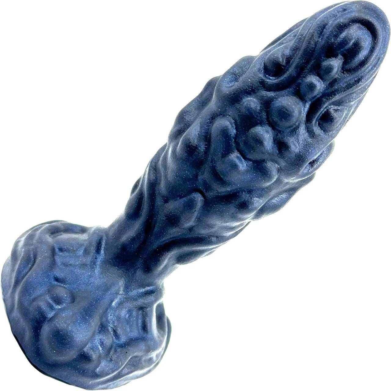 Pris Toys Asteroid Textured Silicone 3.5 Inch Anal Plug - Deep Space - Image 3