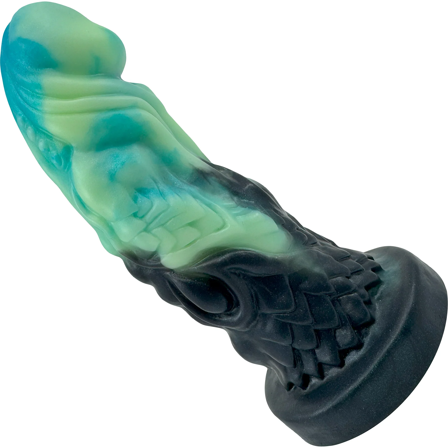 Pris Toys Basilisk 2.0 6" Dual Density Silicone Dildo - Night Tide - Image 2