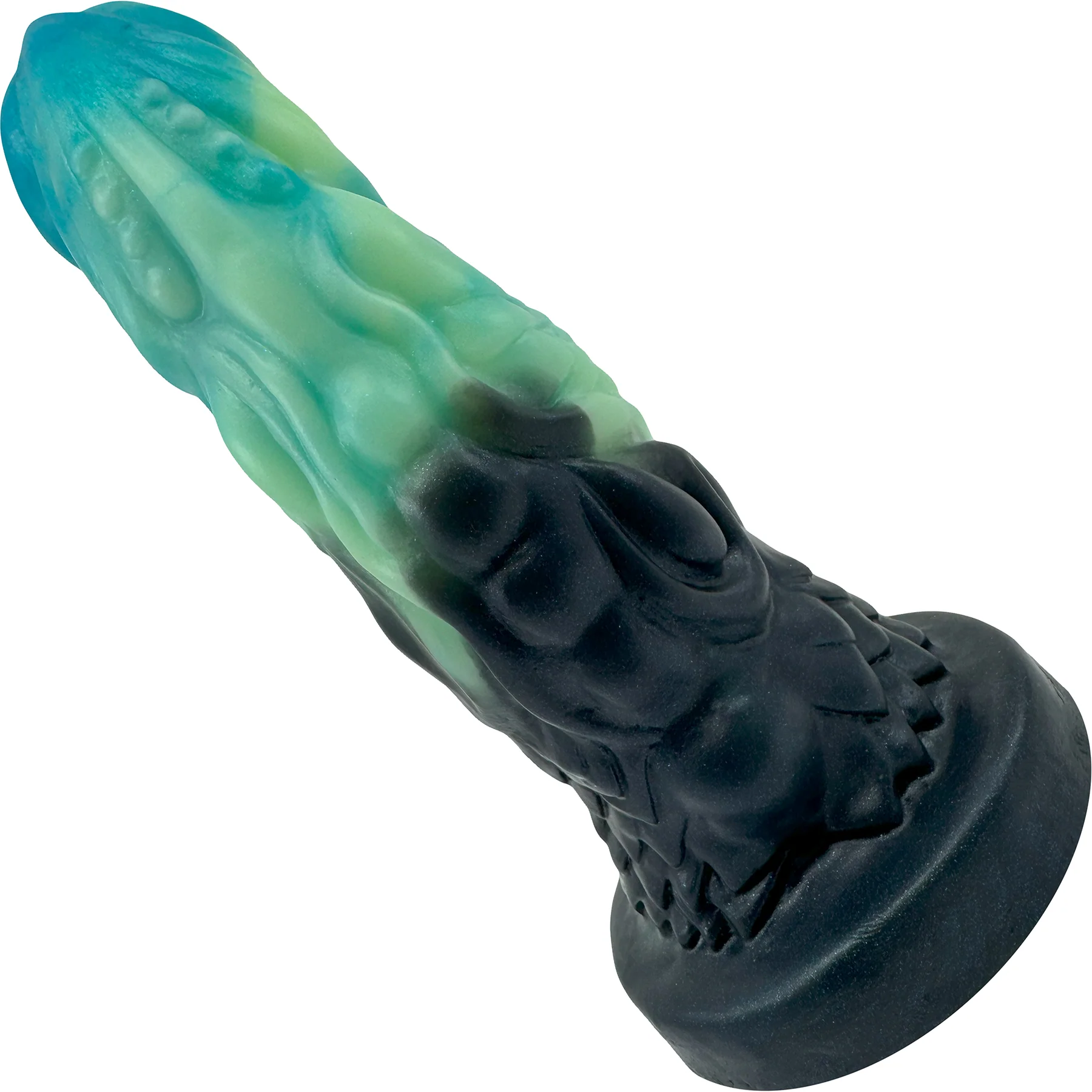 Pris Toys Basilisk 2.0 6" Dual Density Silicone Dildo - Night Tide - Image 4