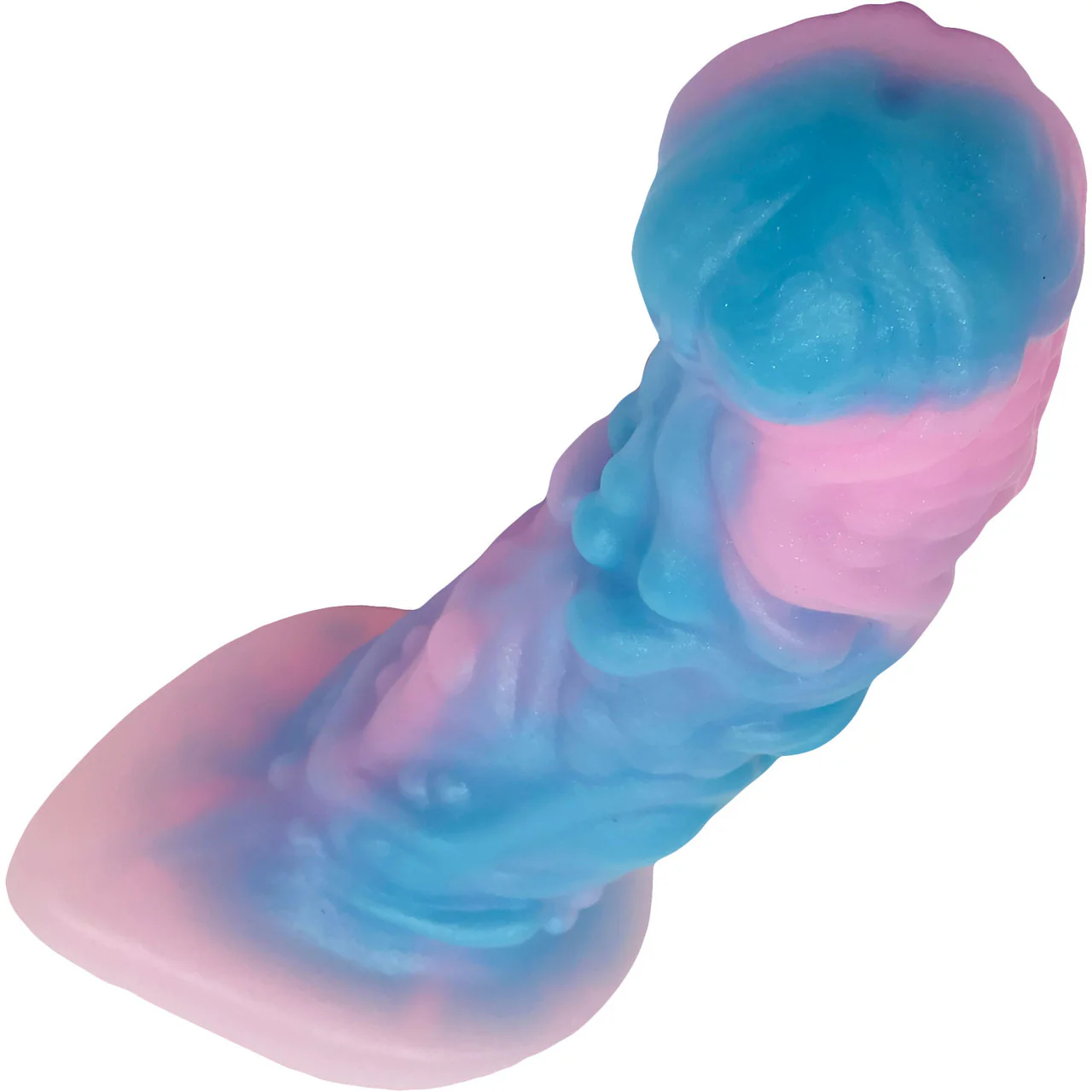 Pris Toys Syren 8" Dual Density Silicone Dildo - Bubblegum - Image 3