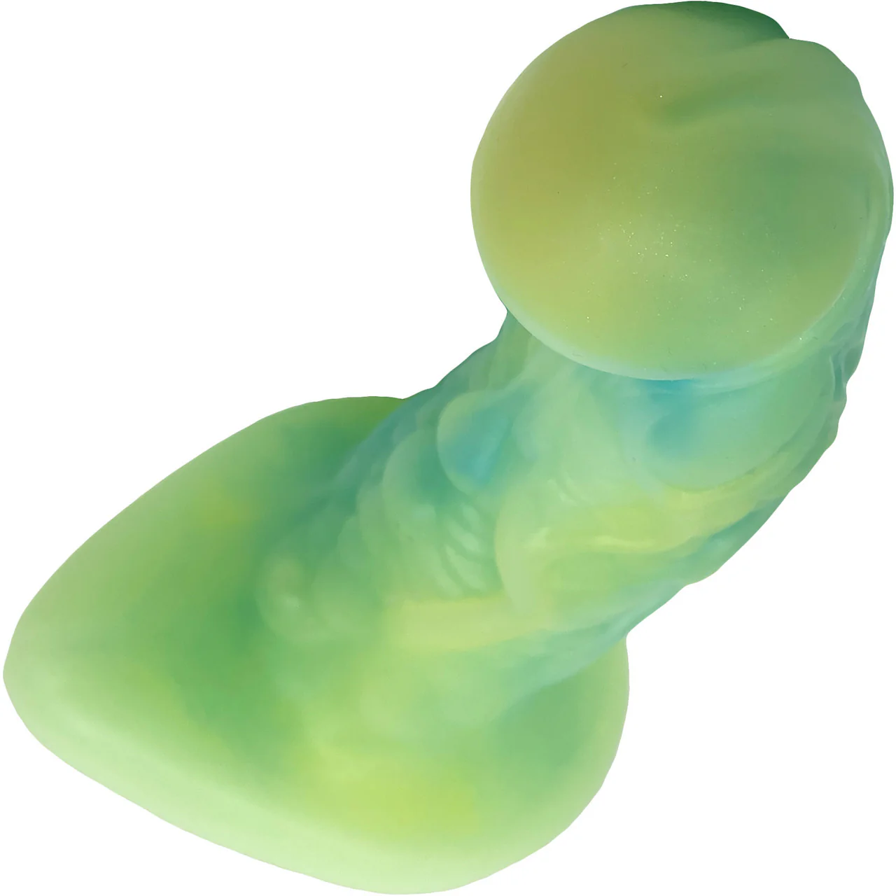 Pris Toys Talon 7.5" Dual Density Silicone Dildo - Greenglow - Image 5