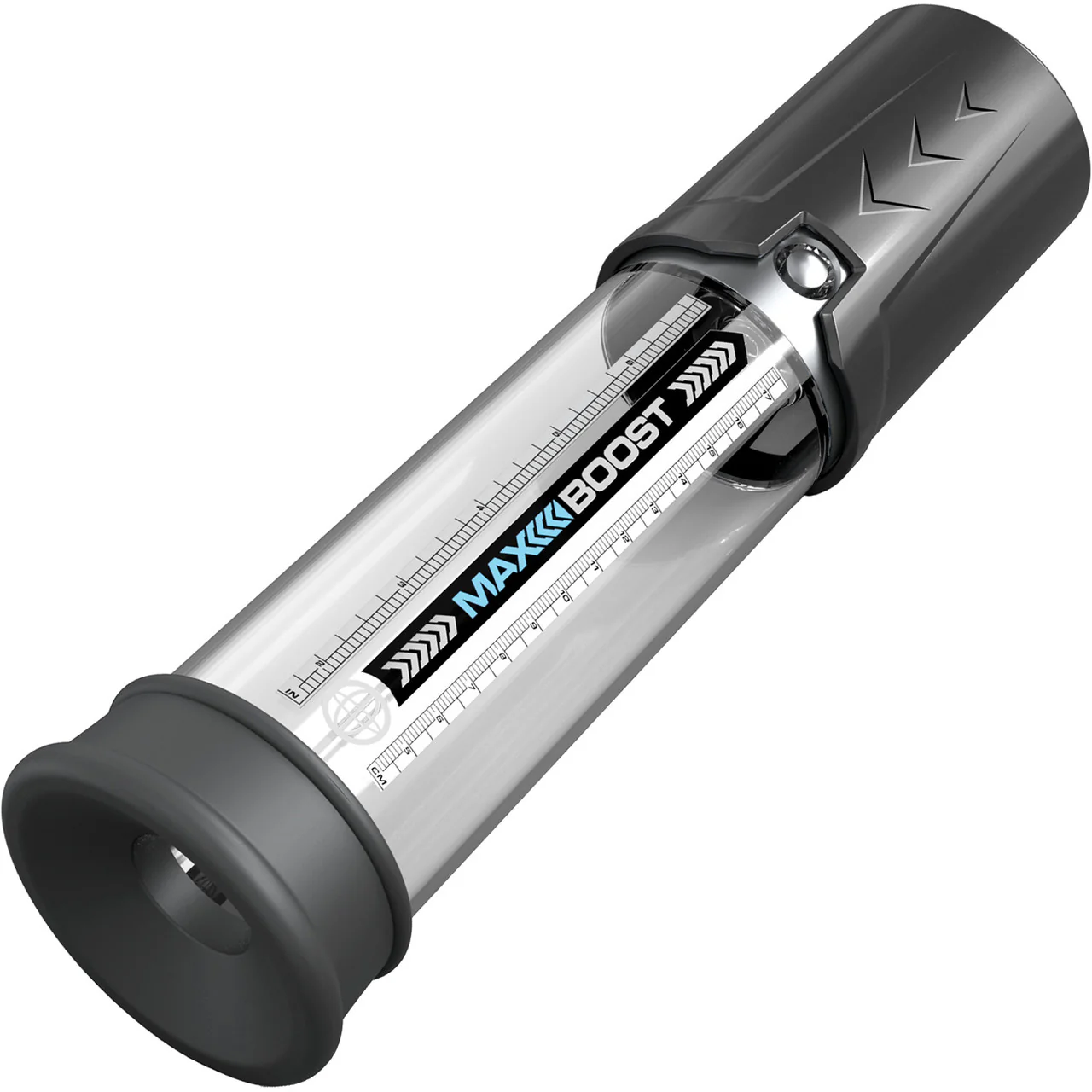 Pump Worx Max Boost Penis Pump By Pipedream - Black & Clear - Image 3