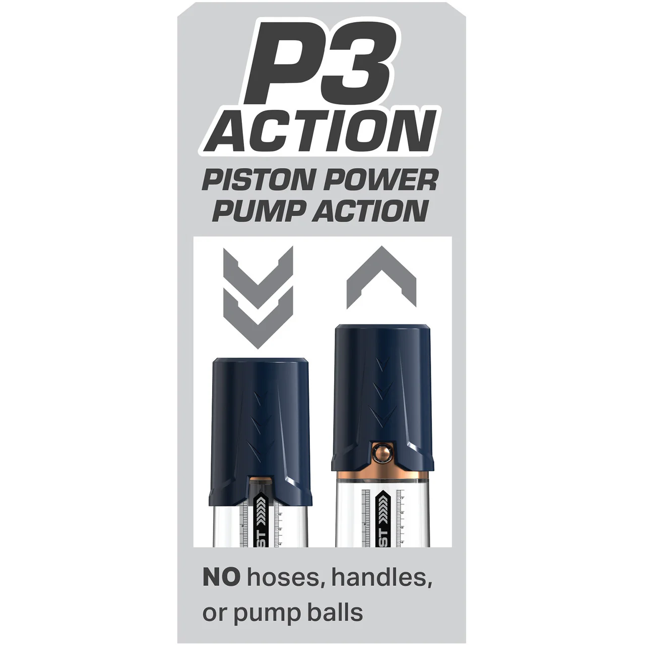 Pump Worx Max Boost Penis Pump By Pipedream - Blue & Clear - Image 4