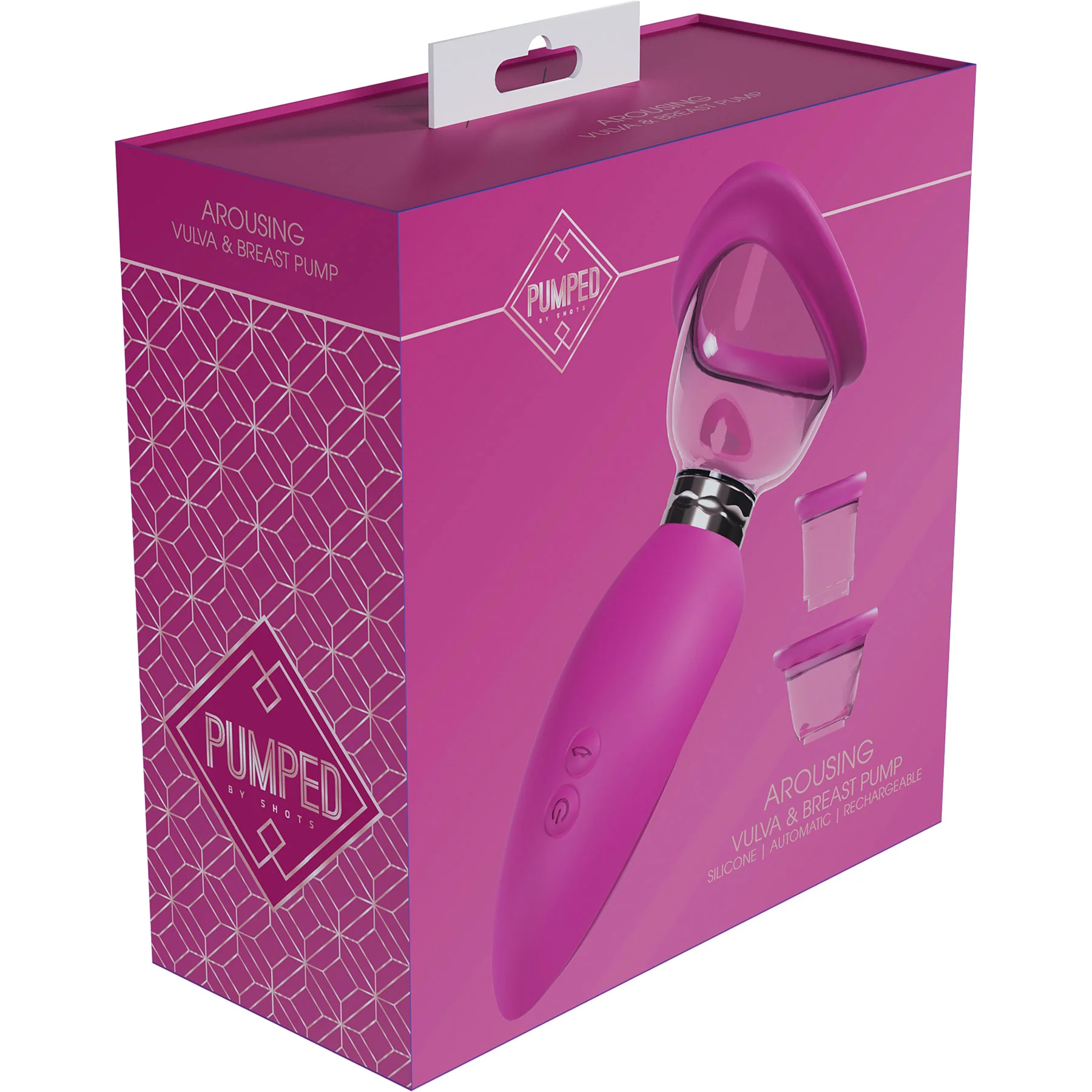 Pumped Arousing Automatic 5-Speed Silicone Vulva, Clitoris, Nipple & Breast Pump - Image 5