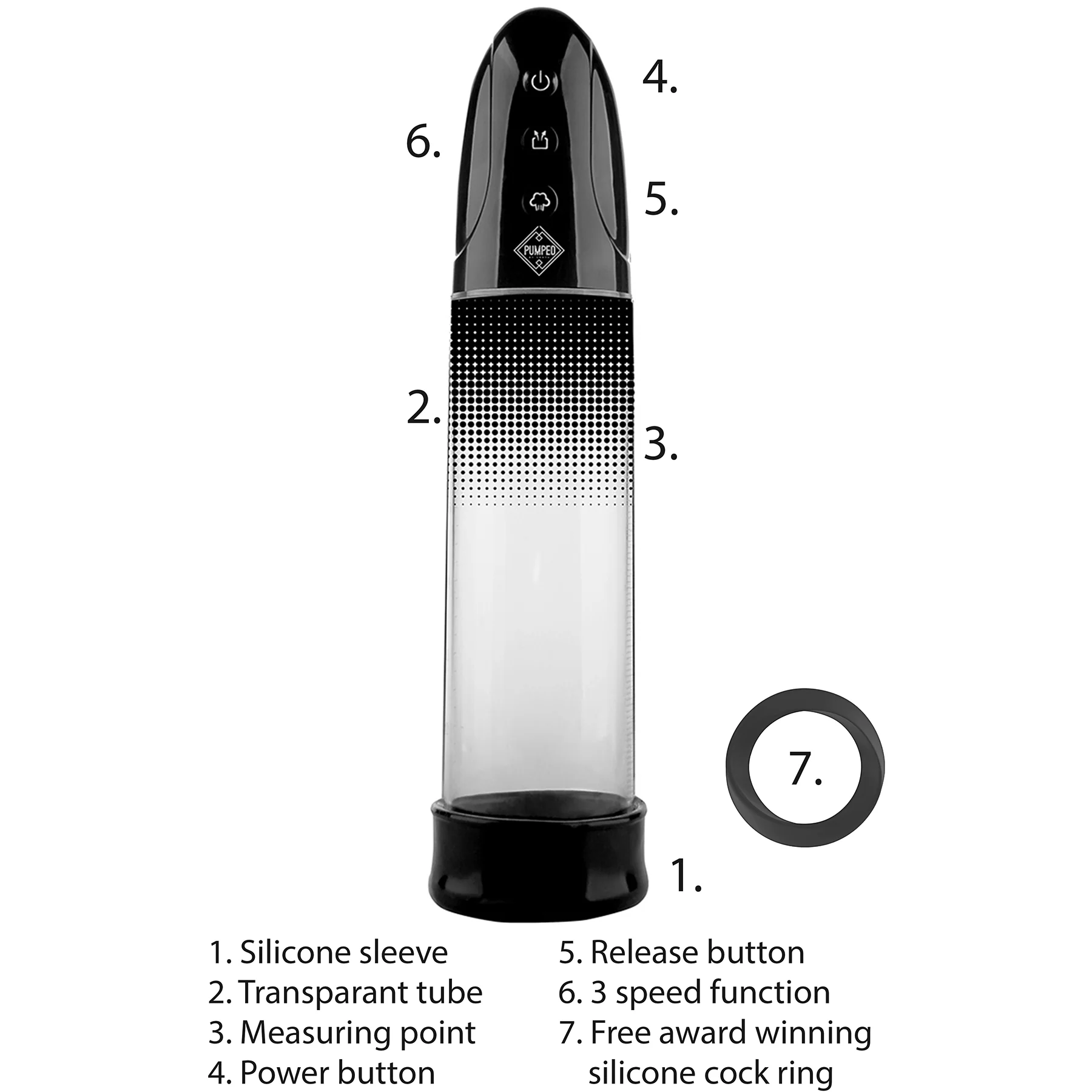 Pumped Automatic Rechargeable Luv Penis Pump By Shots - Image 14