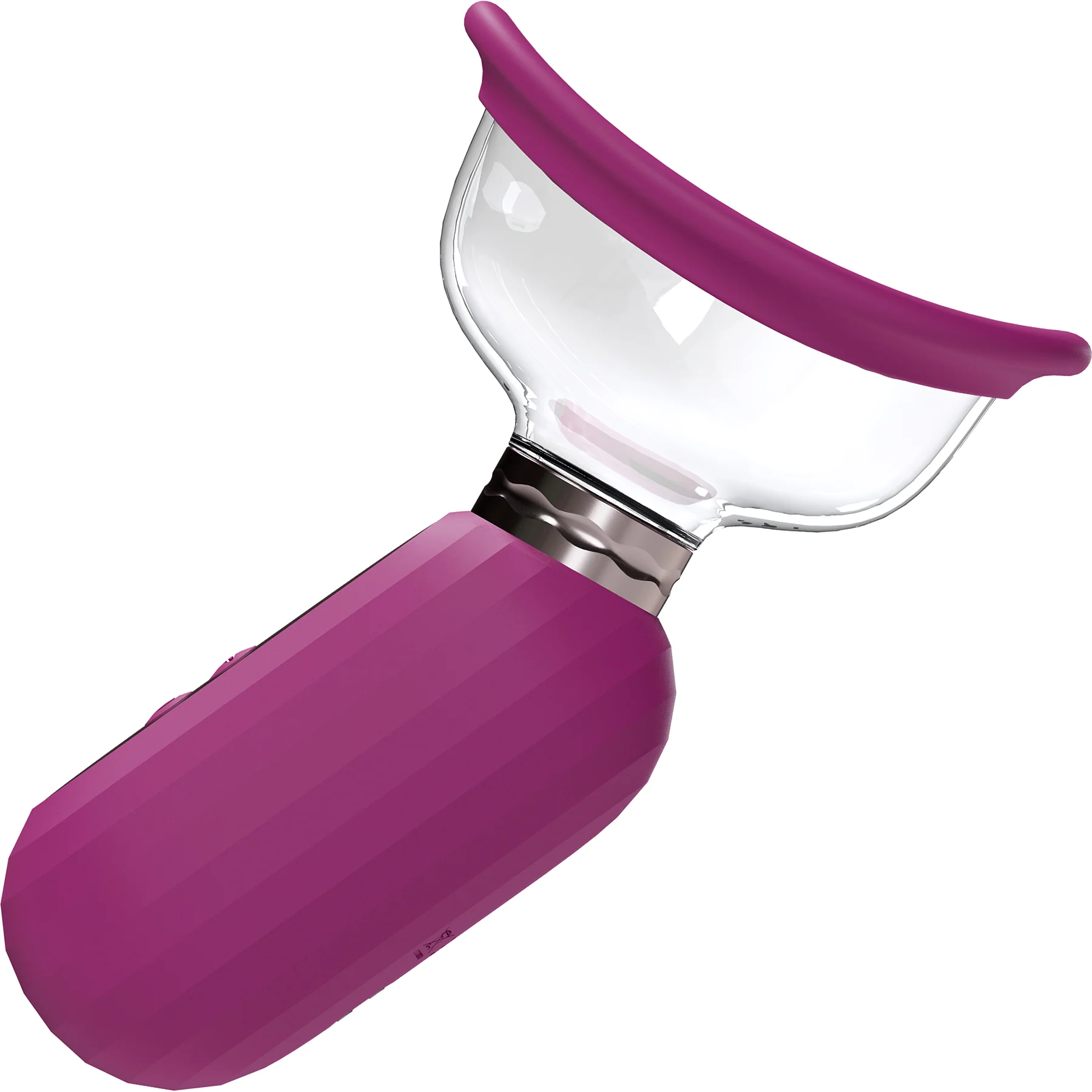 Pumped Dazzling Automatic Silicone Vulva, Clitoris & Breast Pump By Shots - Image 6