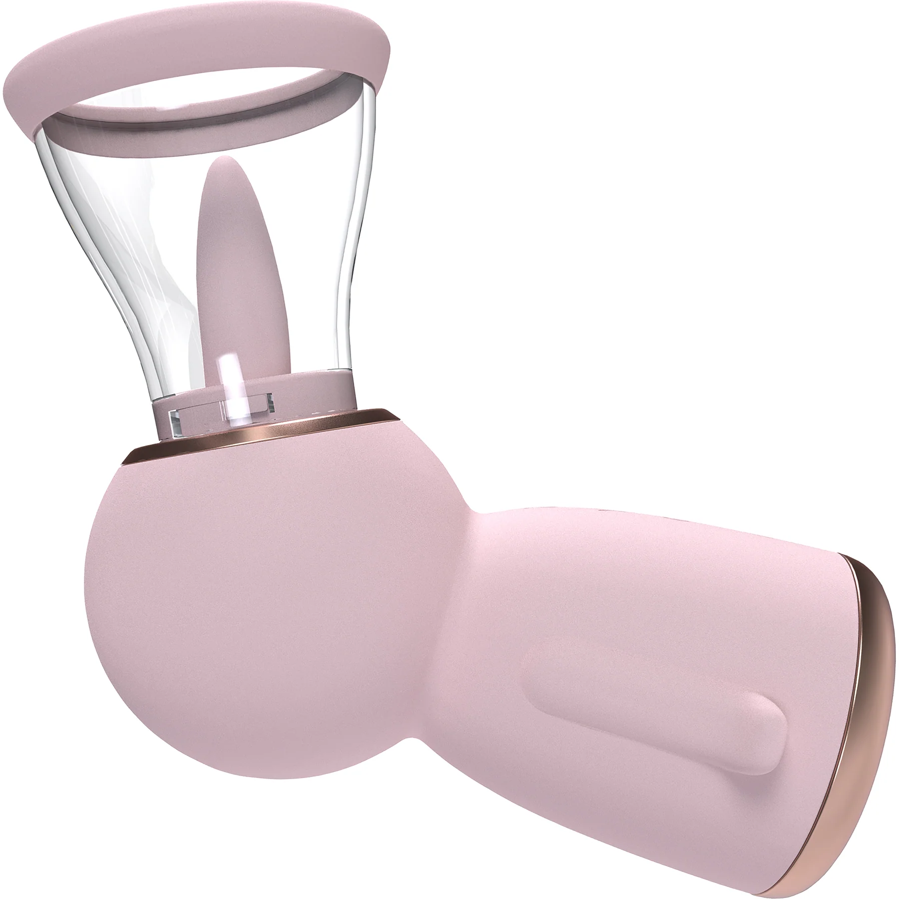 Pumped Exquisite Automatic Silicone Rechargeable Vulva & Breast Pump With Tongue - Image 4