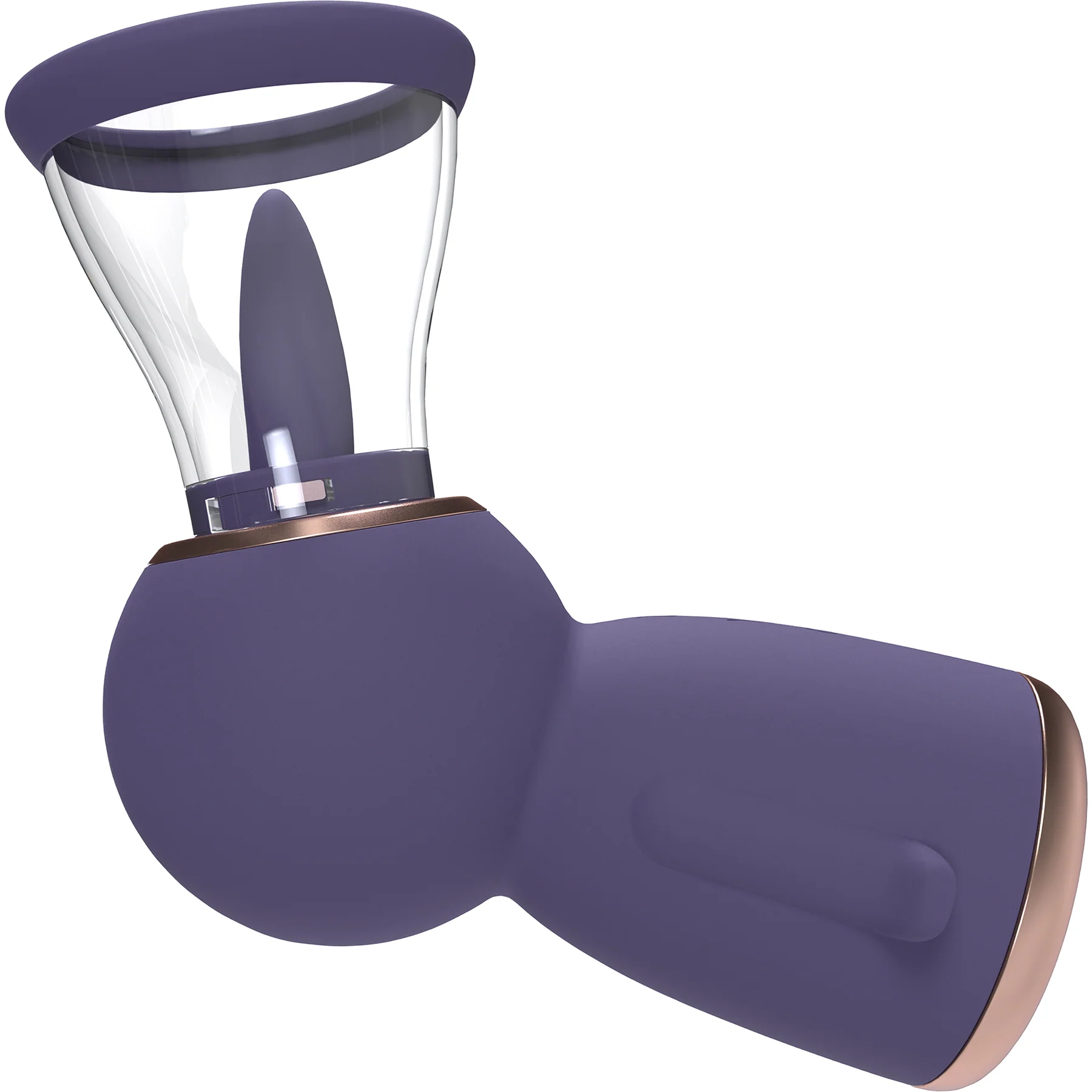 Pumped Exquisite Automatic Silicone Rechargeable Vulva & Breast Pump With Tongue - Image 5
