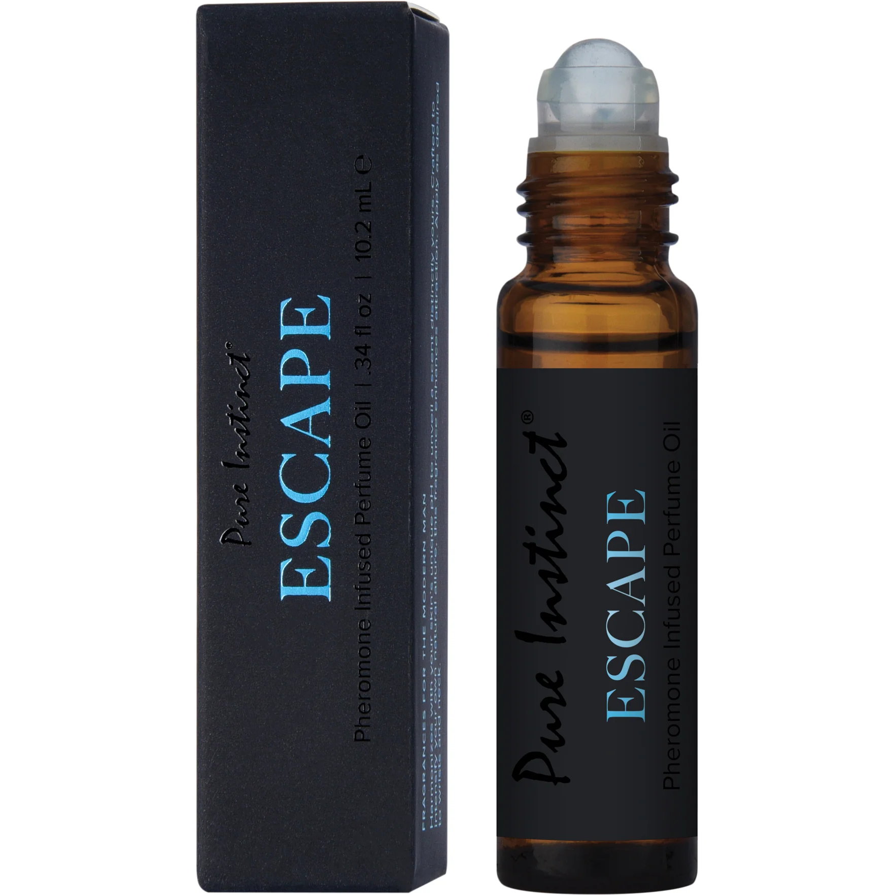 Pure Instinct Black Collection Pheromone Infused Perfume Oil Roll-On .34 oz - Image 5