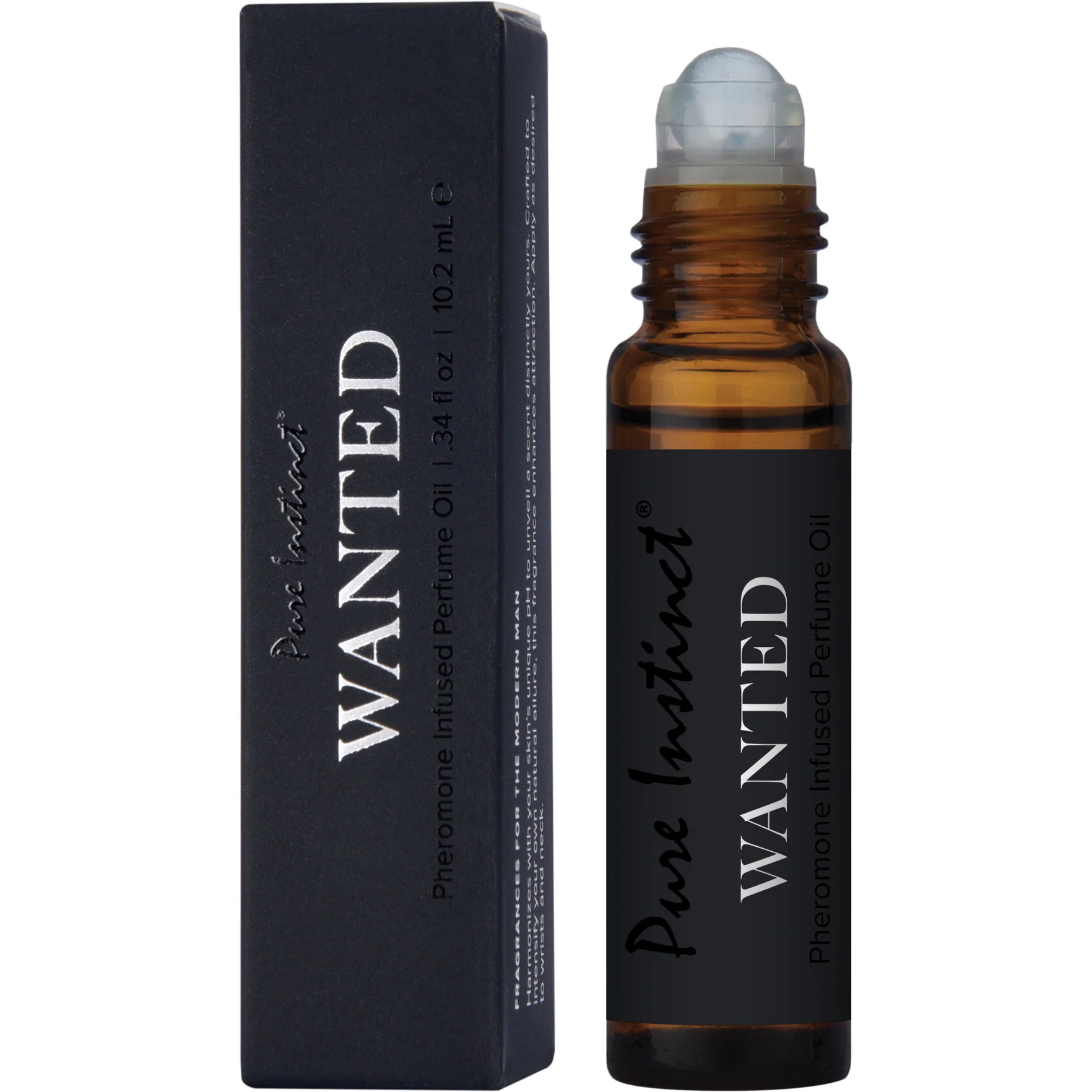 Pure Instinct Black Collection Pheromone Infused Perfume Oil Roll-On .34 oz - Image 8