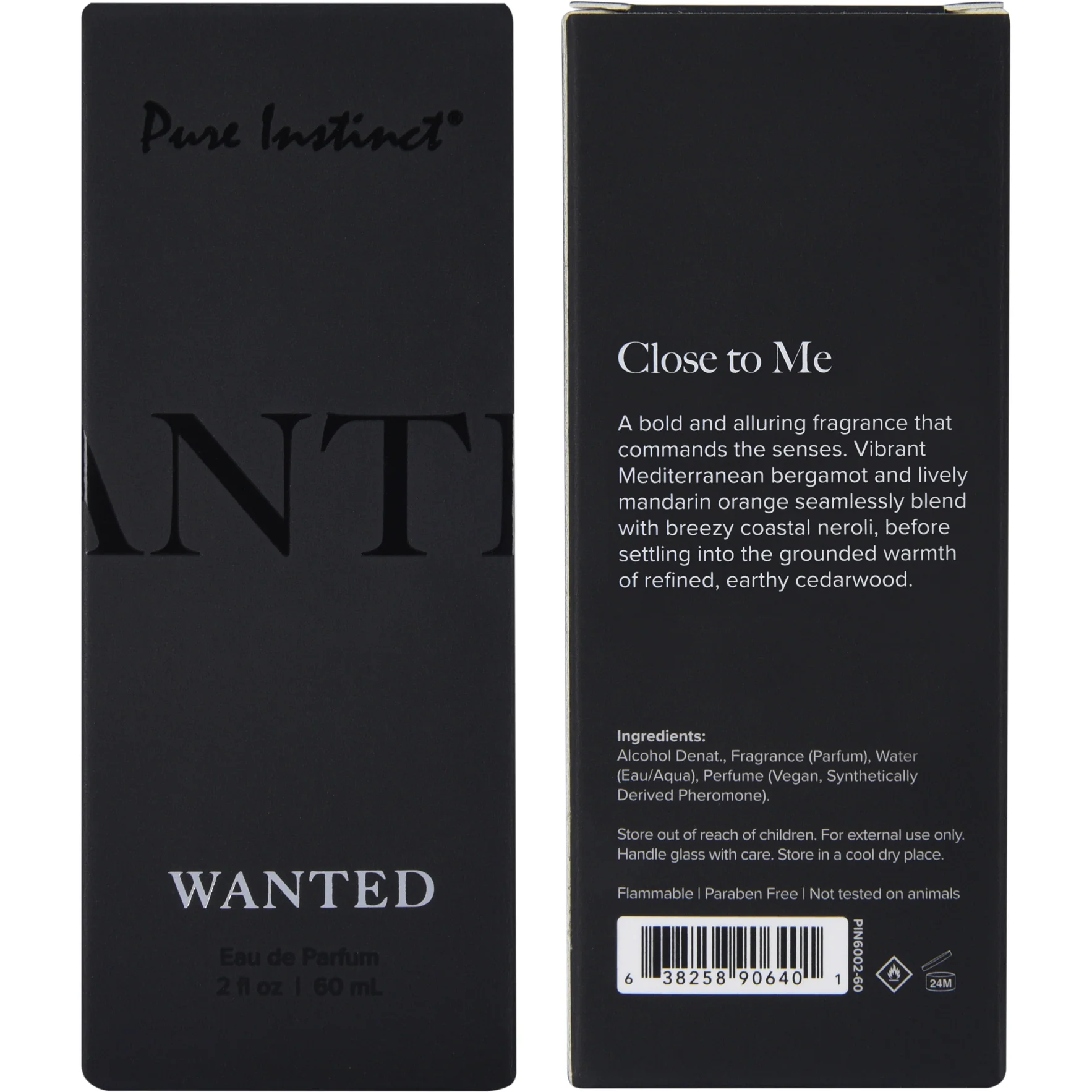 Pure Instinct Black Collection Pheromone Infused Perfume Oil Spray 2 oz - Image 10