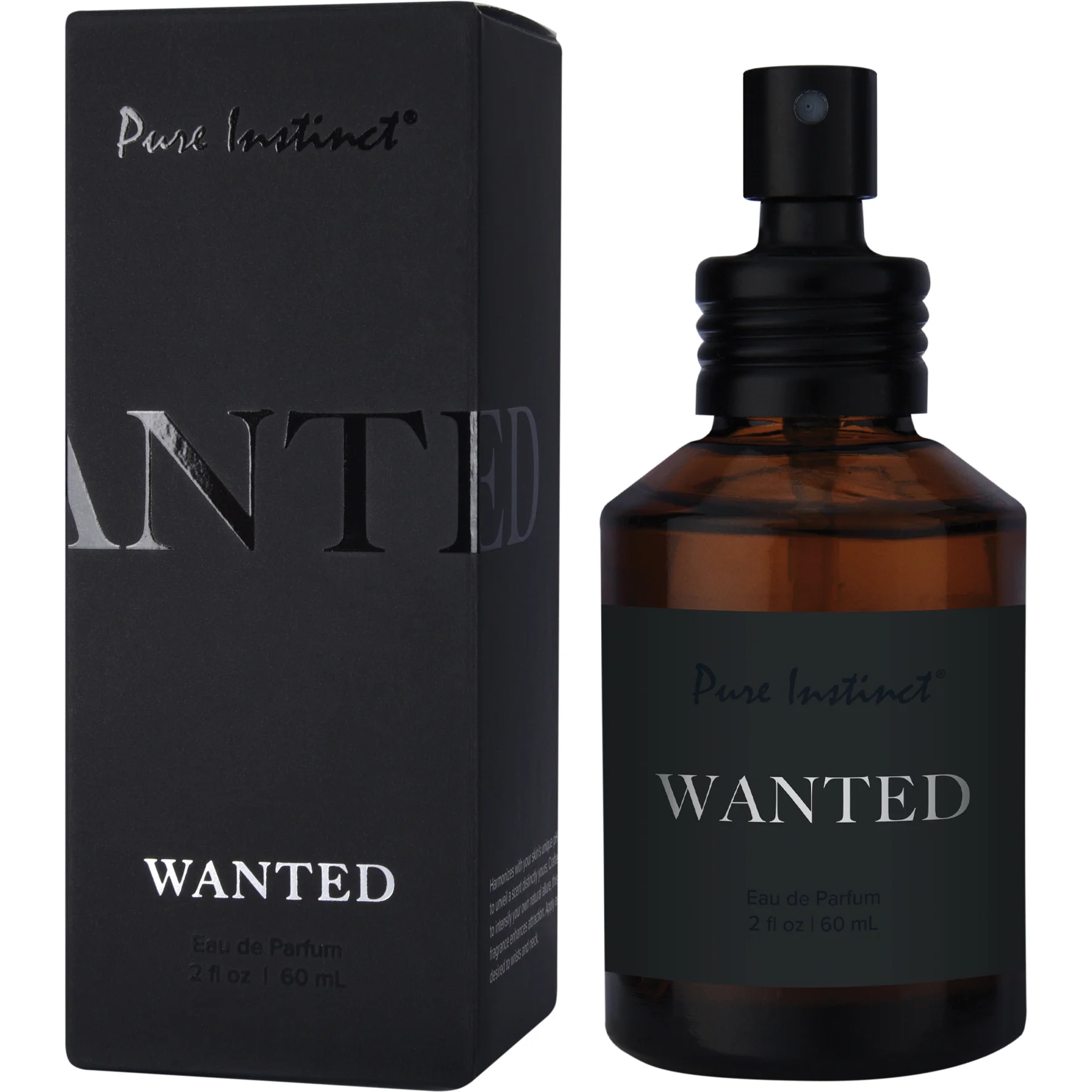 Pure Instinct Black Collection Pheromone Infused Perfume Oil Spray 2 oz - Image 8