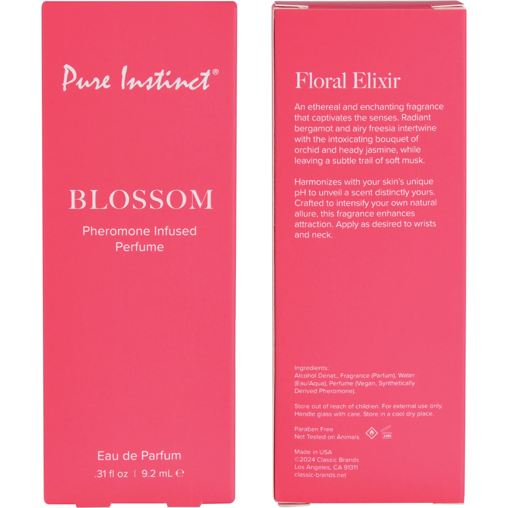 Pure Instinct Pheromone Infused Fragrance Spray - Blossom .31 oz - Image 3