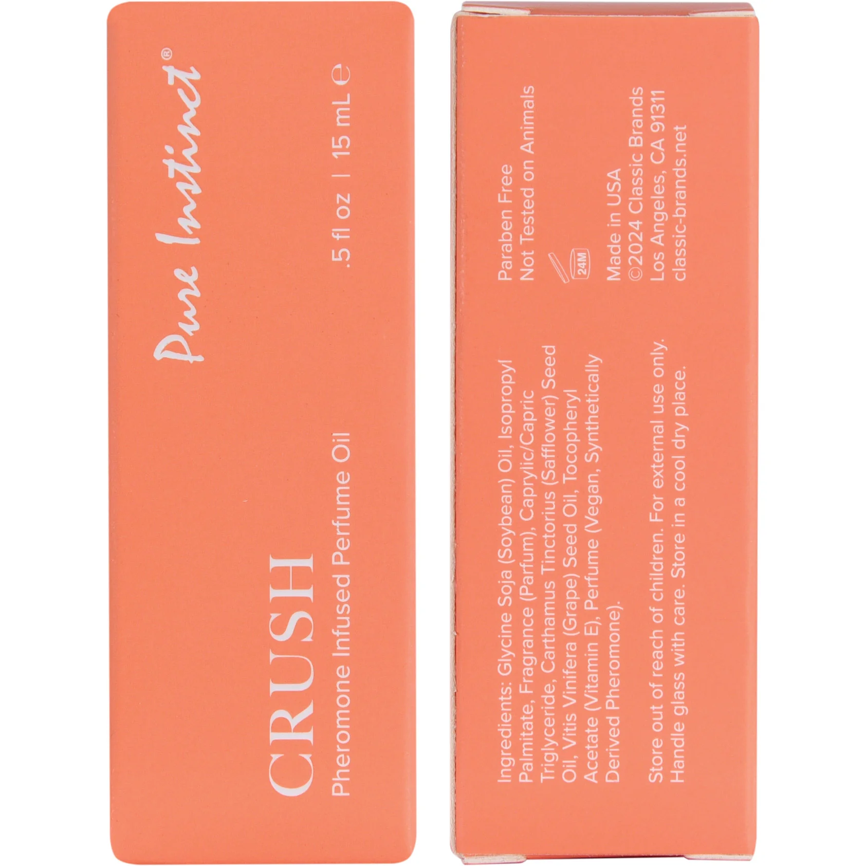 Pure Instinct Pheromone Infused Perfume Oil - Crush .5 oz - Image 3