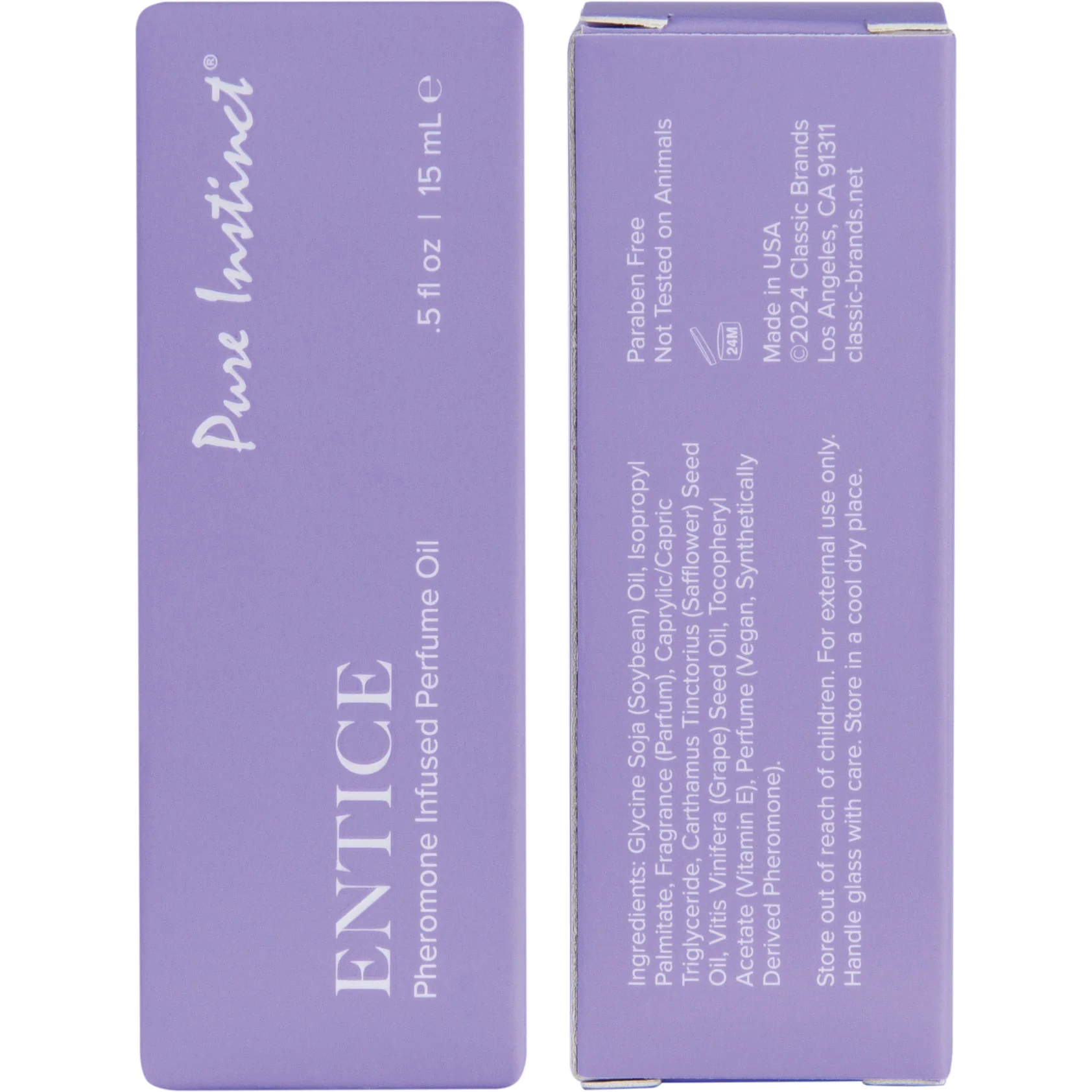 Pure Instinct Pheromone Infused Perfume Oil - Entice .5 oz - Image 3