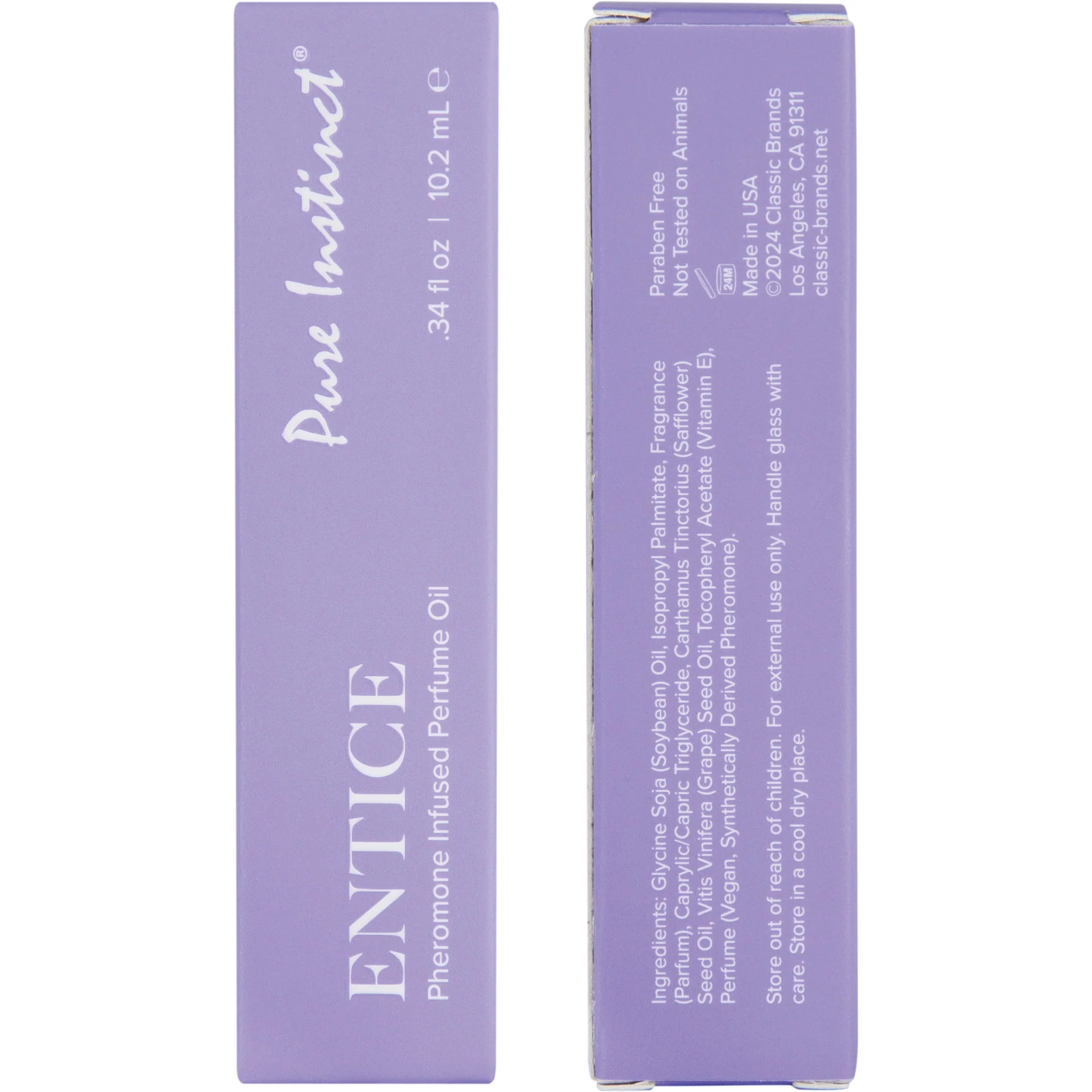 Pure Instinct Pheromone Infused Perfume Oil Roll-On - Entice .34 oz - Image 3