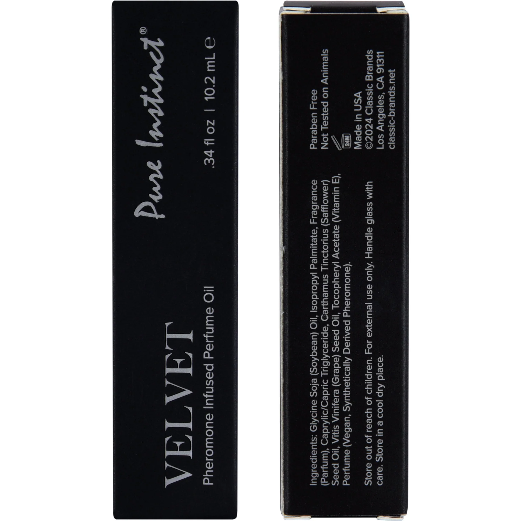 Pure Instinct Pheromone Infused Perfume Oil Roll-On - Velvet .34 oz - Image 3