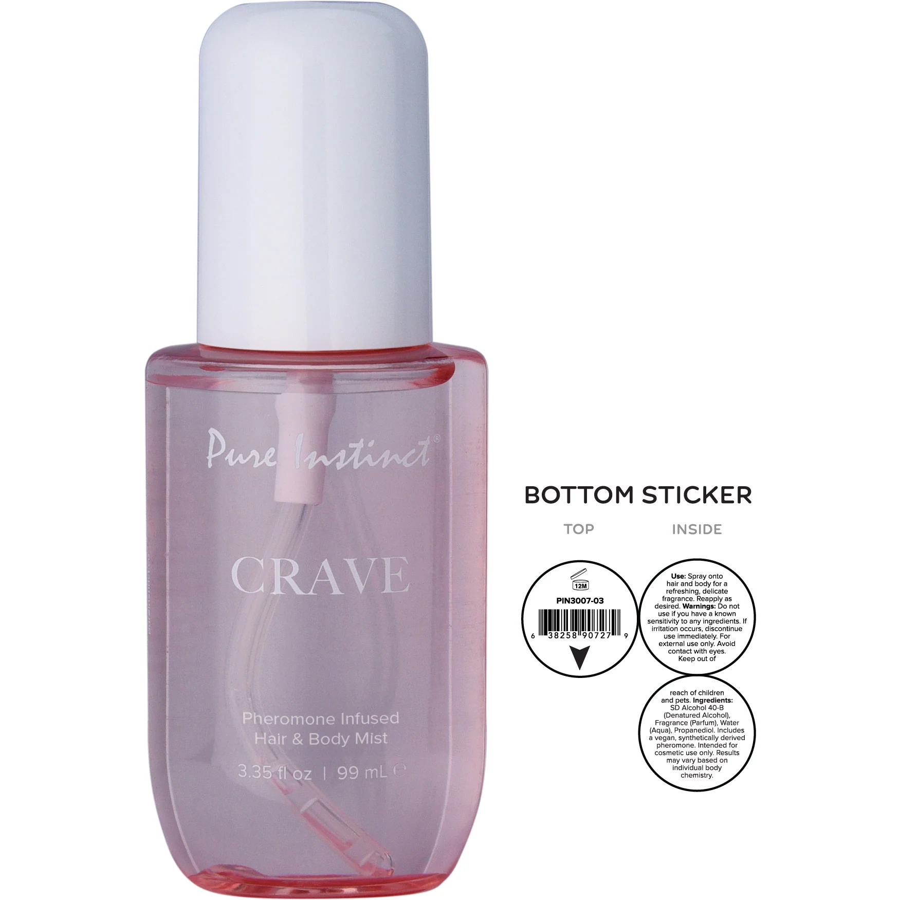 Pure Instinct Signature Collection Pheromone Infused Hair & Body Mist - Image 7