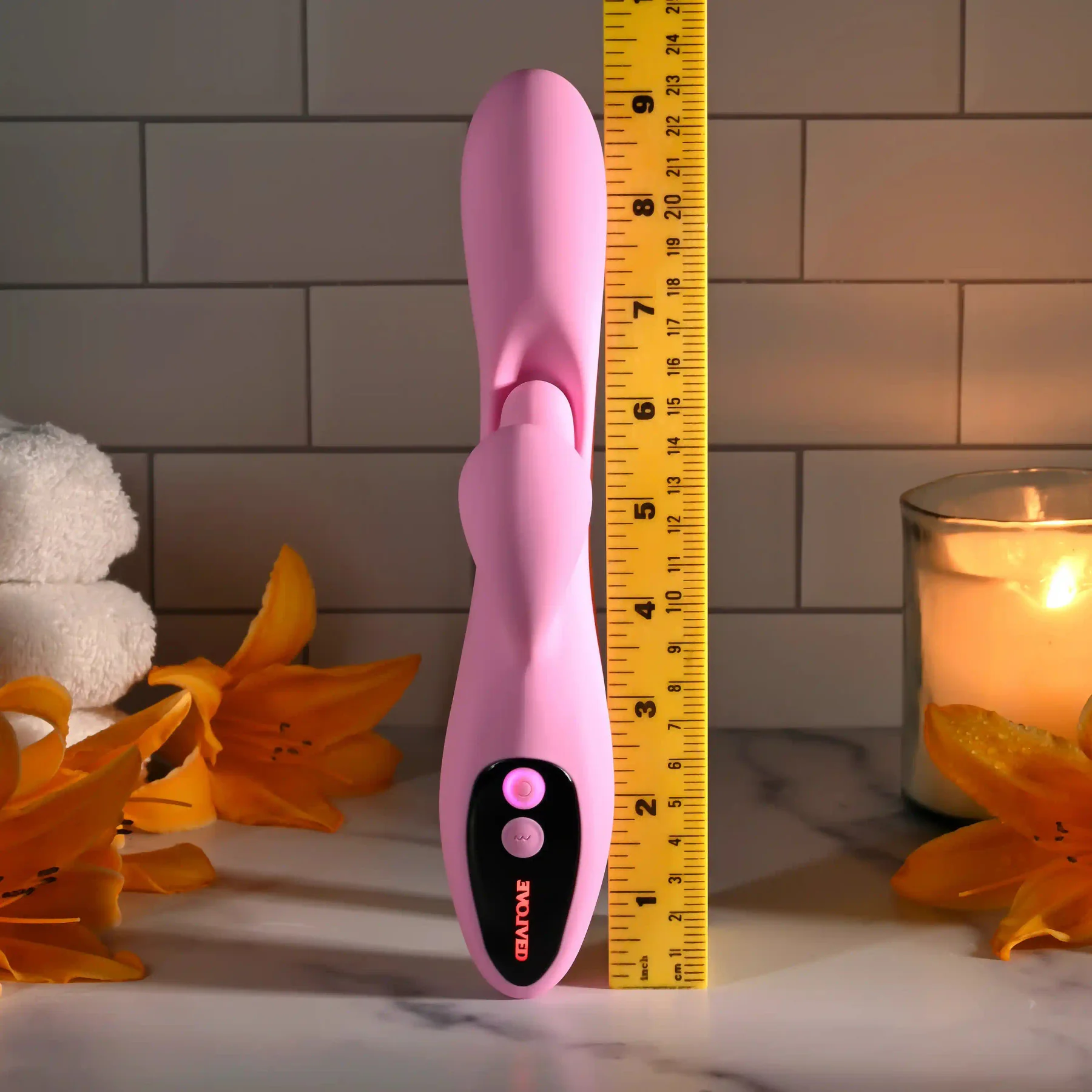 Push The Button Silicone Rabbit Vibrator With G-Spot Bud By Evolved Novelties - Image 13