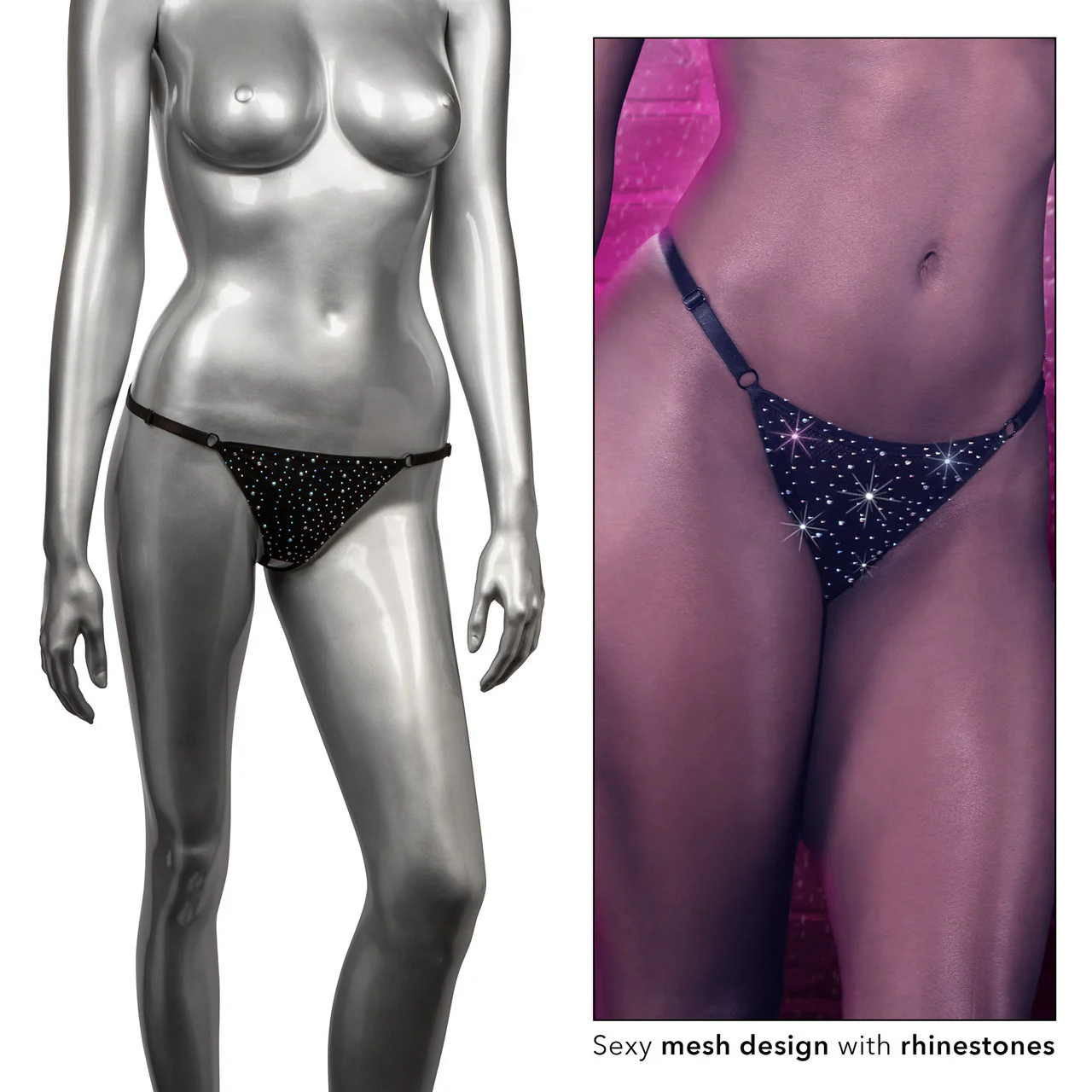 Radiance Crotchless Thong By CalExotics - Image 6