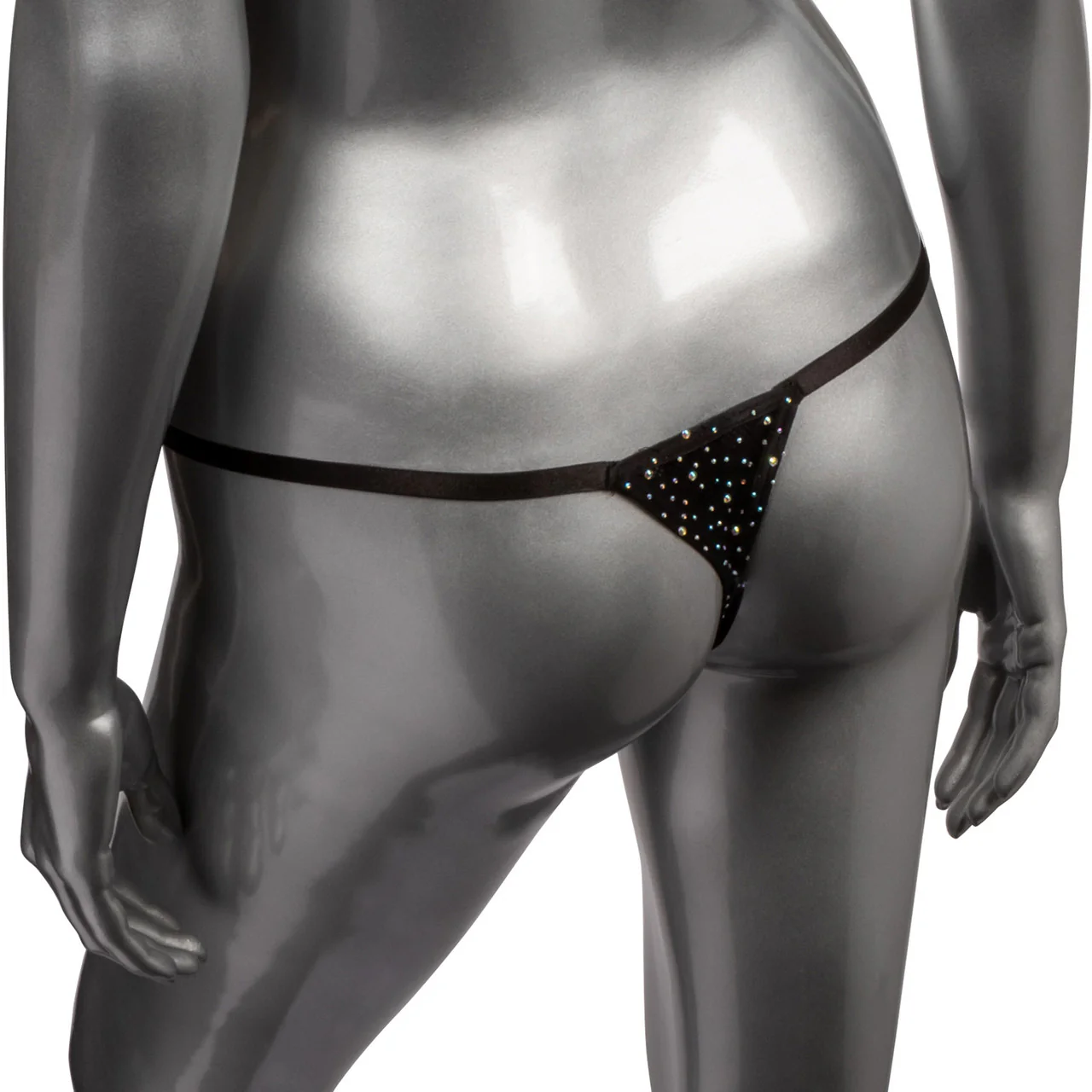 Radiance Plus Size Crotchless Thong By CalExotics - Image 4