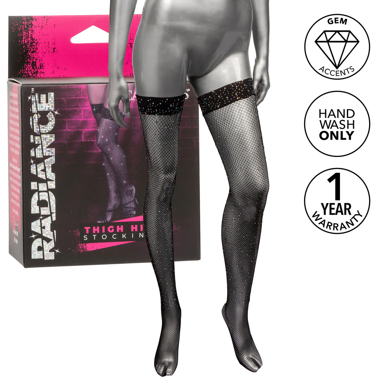 Radiance Thigh High Stockings By CalExotics - Image 3
