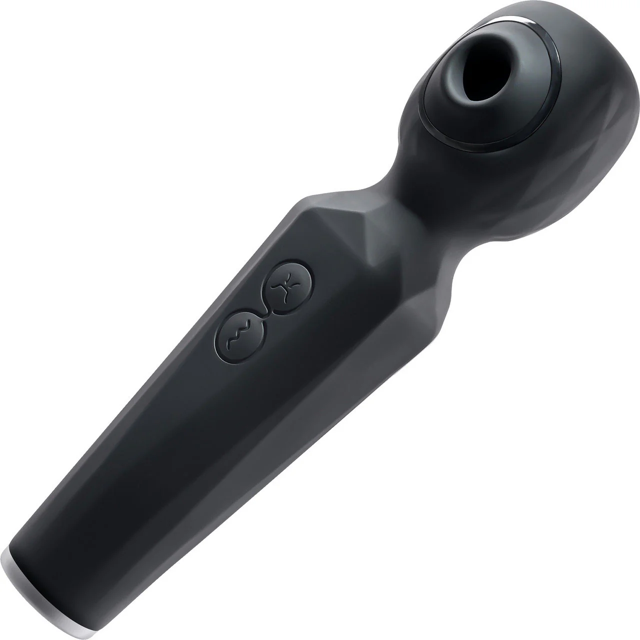 Rainbow Sucker Rechargeable Silicone Wand Style Vibrator With Clitoral Suction By Evolved Novelties - Image 8