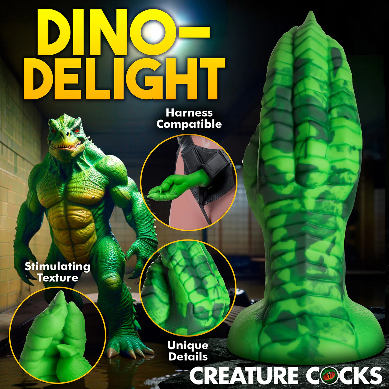 Raptor Claw 8.5" Fisting Silicone Suction Cup Dildo By Creature Cocks - Image 10