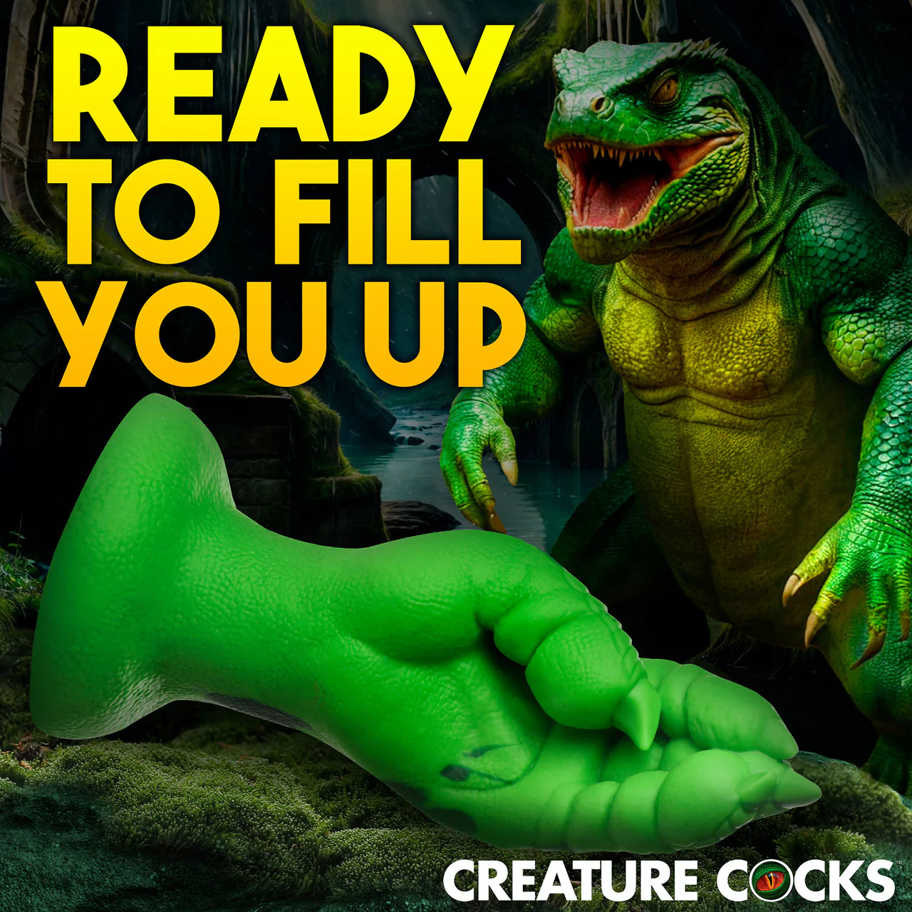 Raptor Claw 8.5" Fisting Silicone Suction Cup Dildo By Creature Cocks - Image 7