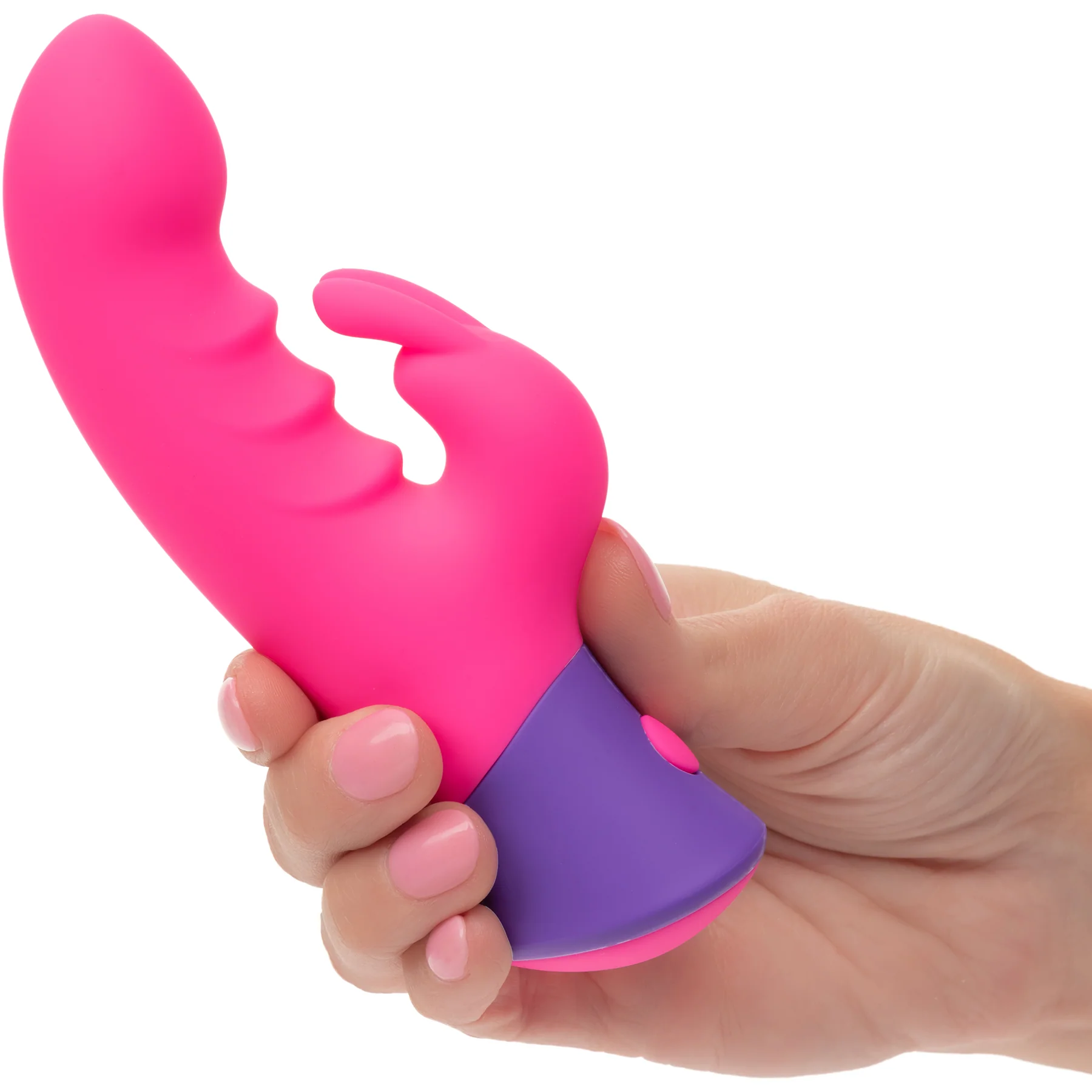 Rave Bunny Rechargeable Waterproof Silicone Dual Stimulation Vibrator - Image 3