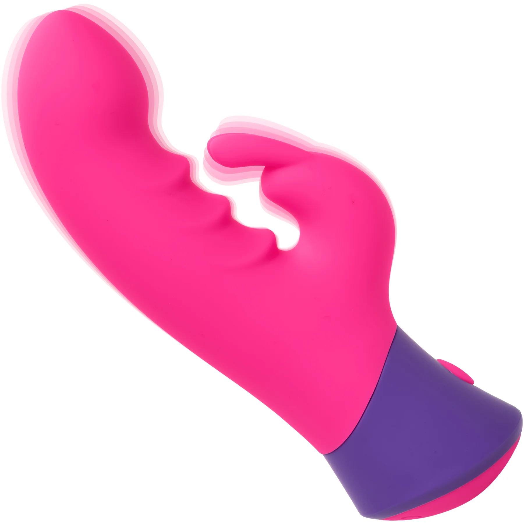 Rave Bunny Rechargeable Waterproof Silicone Dual Stimulation Vibrator - Image 5