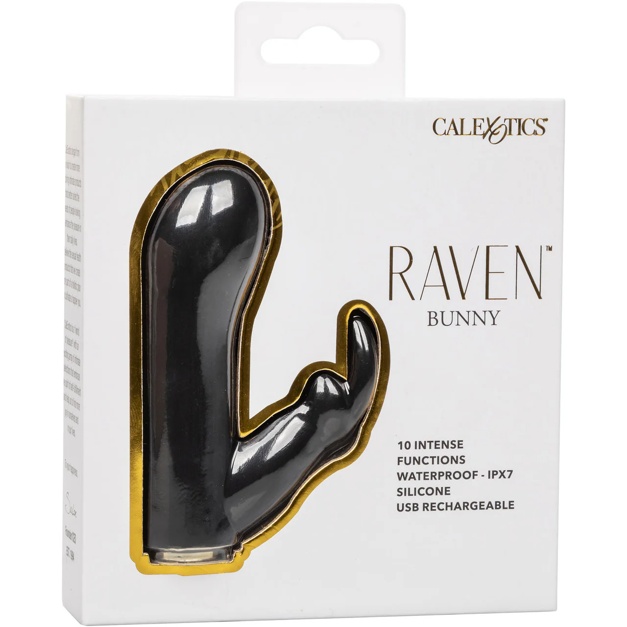 Raven Bunny Rechargeable Waterproof Bullet Vibrator With Silicone Rabbit Sleeve By CalExotics - Image 13