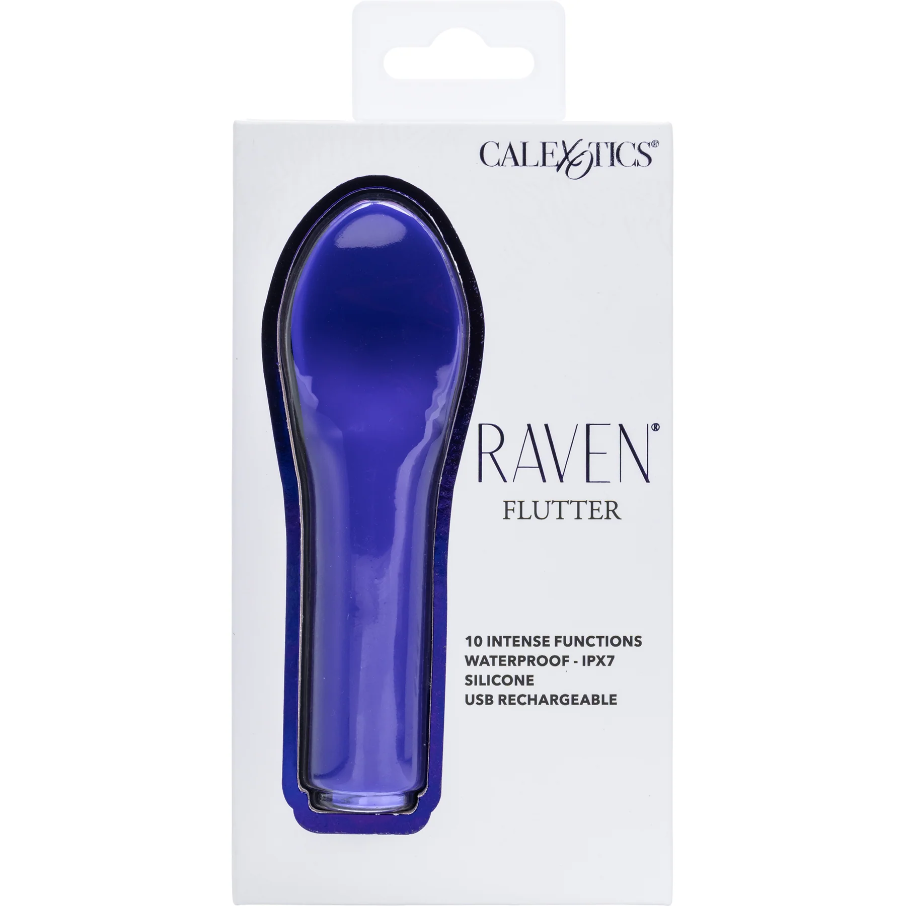 Raven Flutter Rechargeable Waterproof Silicone Mini Vibrator By CalExotics - Image 7