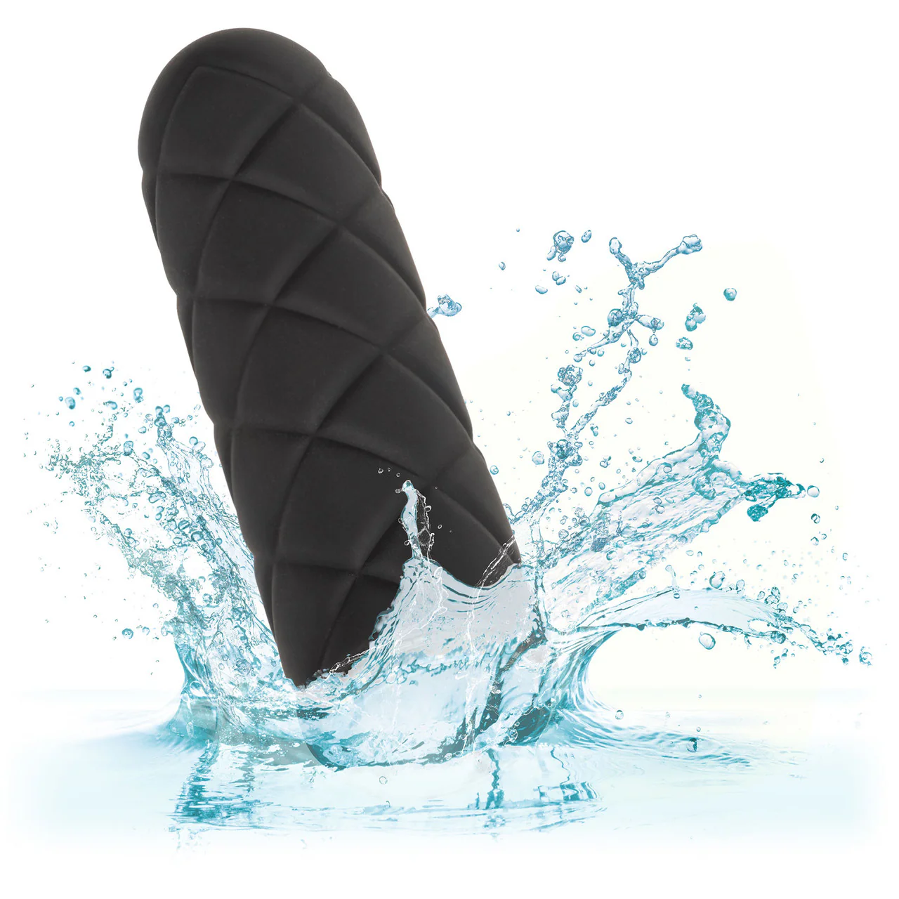 Raven Quilted Seducer Rechargeable Waterproof Bullet Vibrator With Silicone Sleeve By CalExotics - Image 7