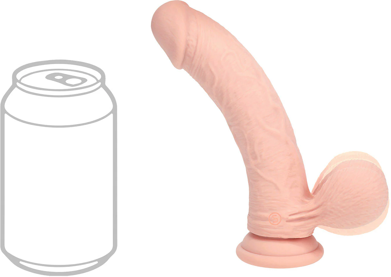 RealRock® 6" Realistic Dual Density Vibrating Silicone Dildo With Weighted Balls - Image 29