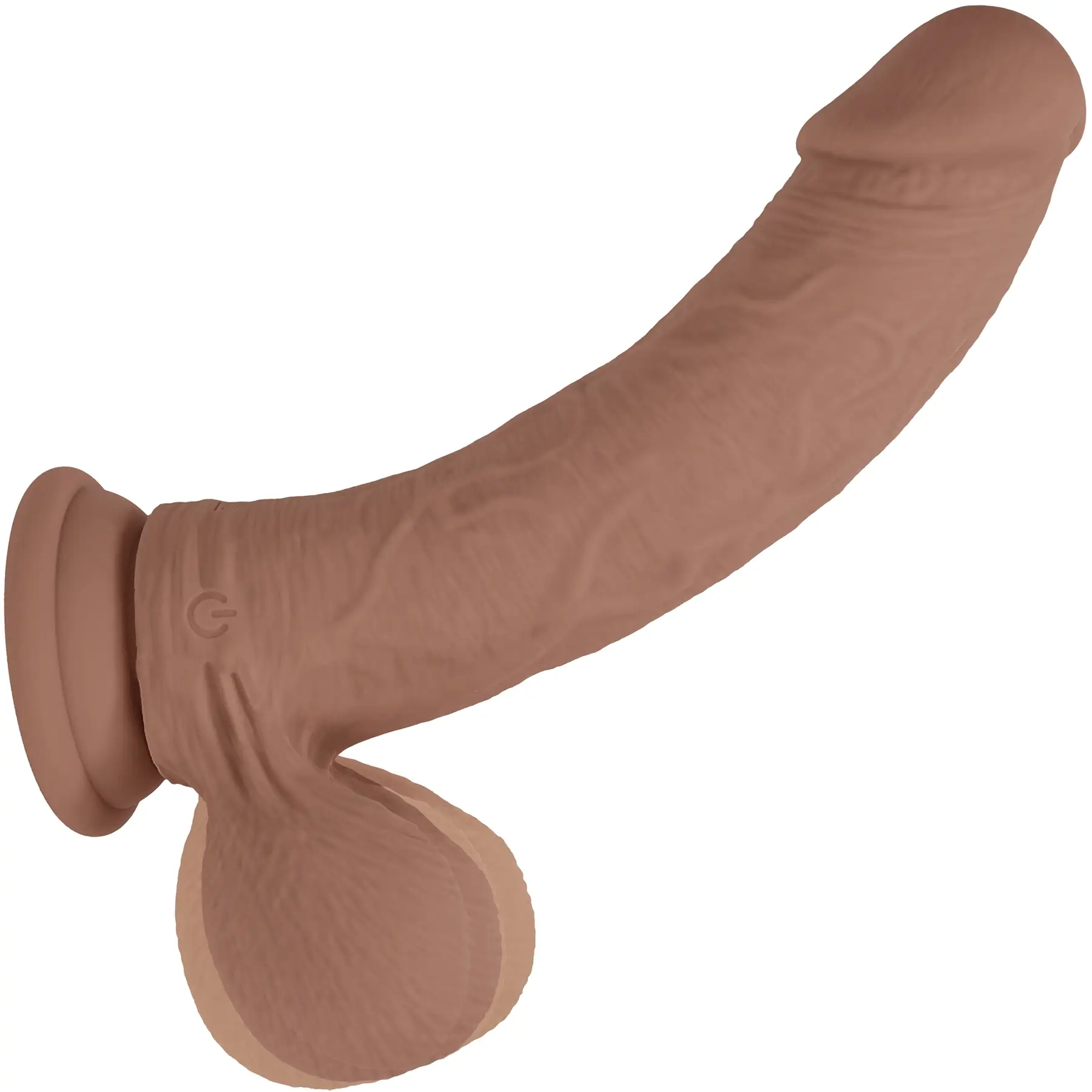 RealRock® 6" Realistic Dual Density Vibrating Silicone Dildo With Weighted Balls