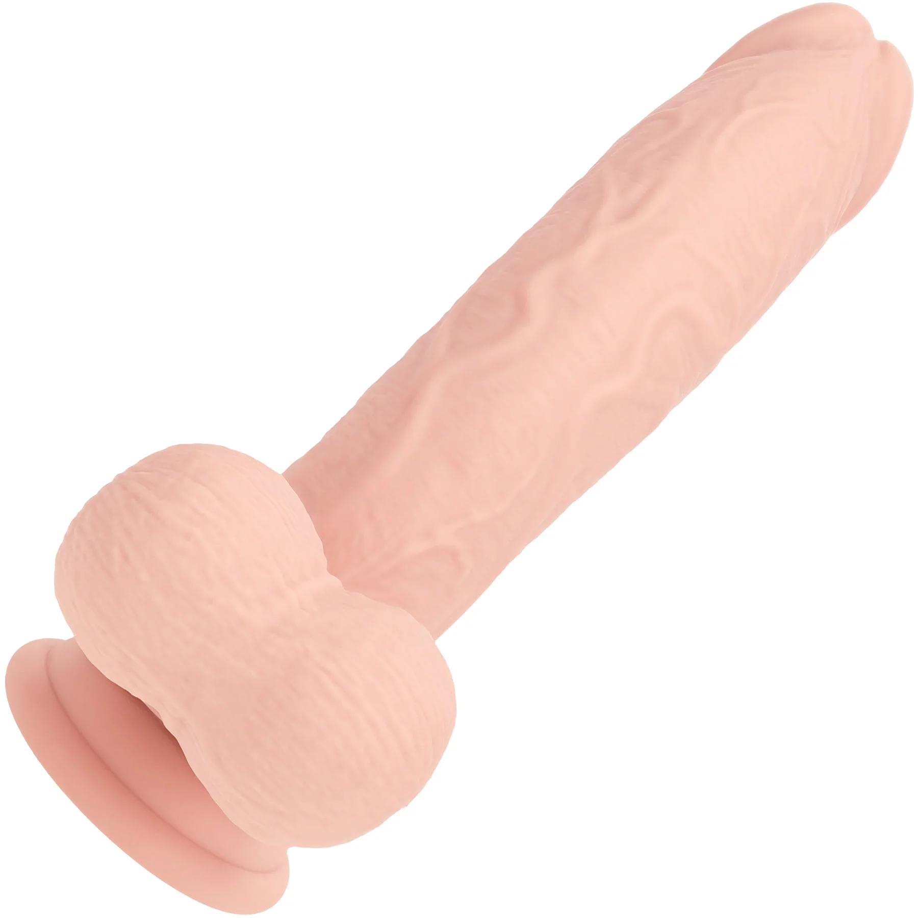 RealRock® 6" Realistic Dual Density Vibrating Silicone Dildo With Weighted Balls - Image 13