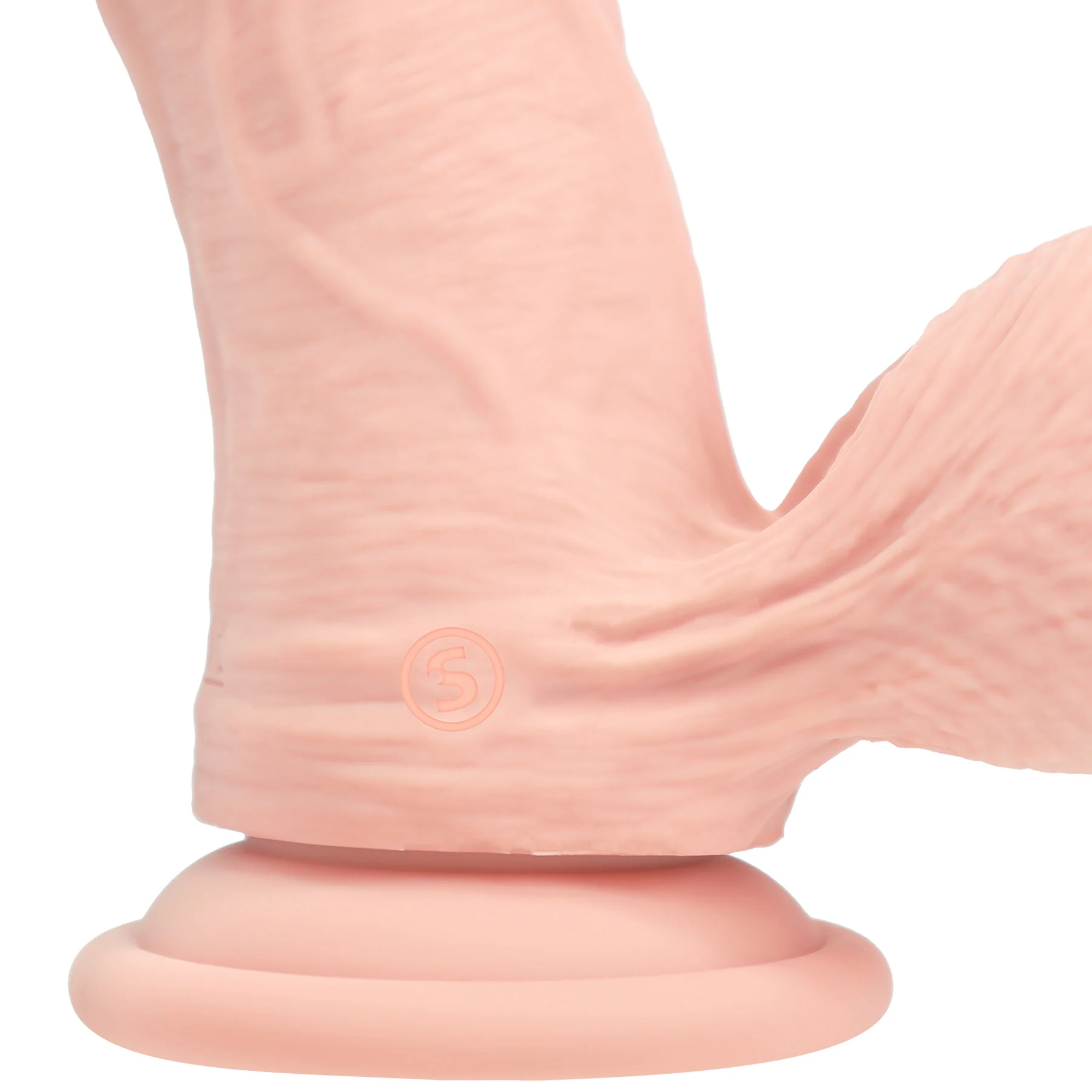 RealRock® 6" Realistic Dual Density Vibrating Silicone Dildo With Weighted Balls - Image 17