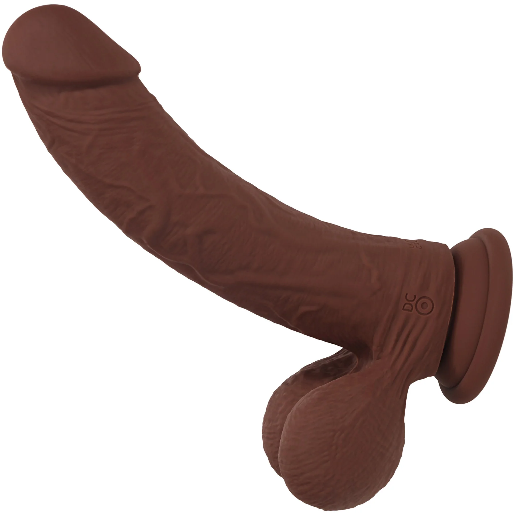 RealRock® 6" Realistic Dual Density Vibrating Silicone Dildo With Weighted Balls - Image 3