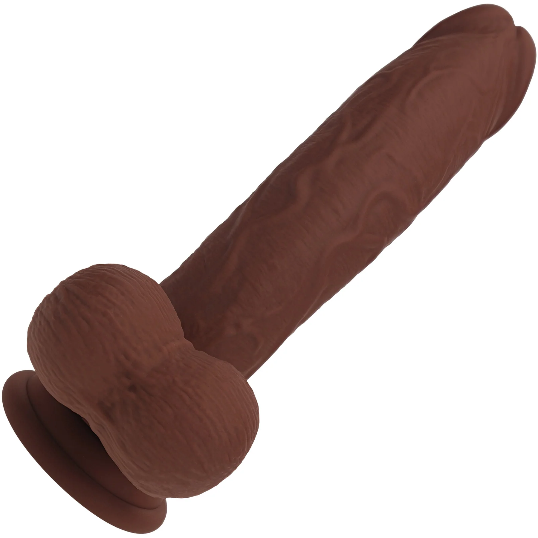 RealRock® 6" Realistic Dual Density Vibrating Silicone Dildo With Weighted Balls - Image 4